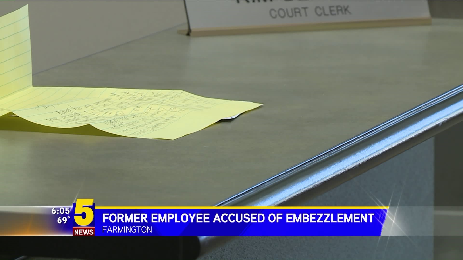 Former Employee Accused Of Embezzlement