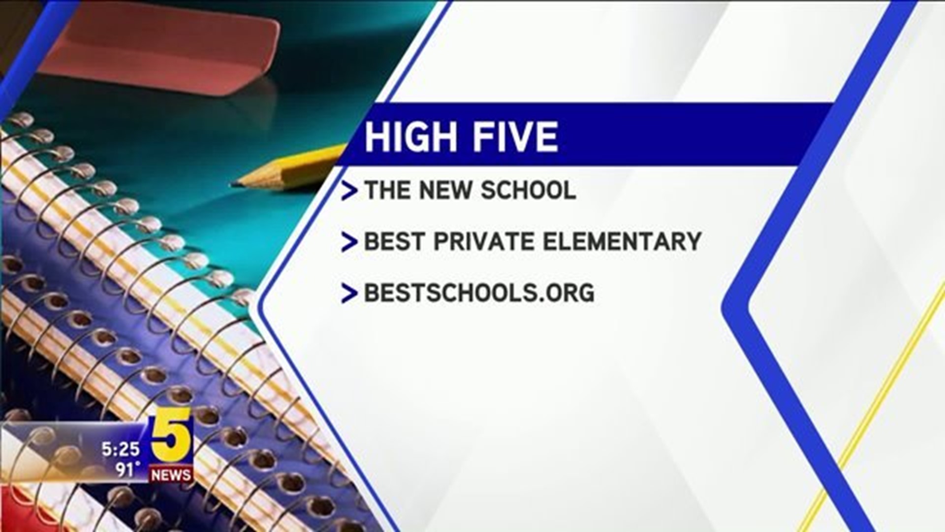High Five School in Fayetteville Voted Best Private Elementary School