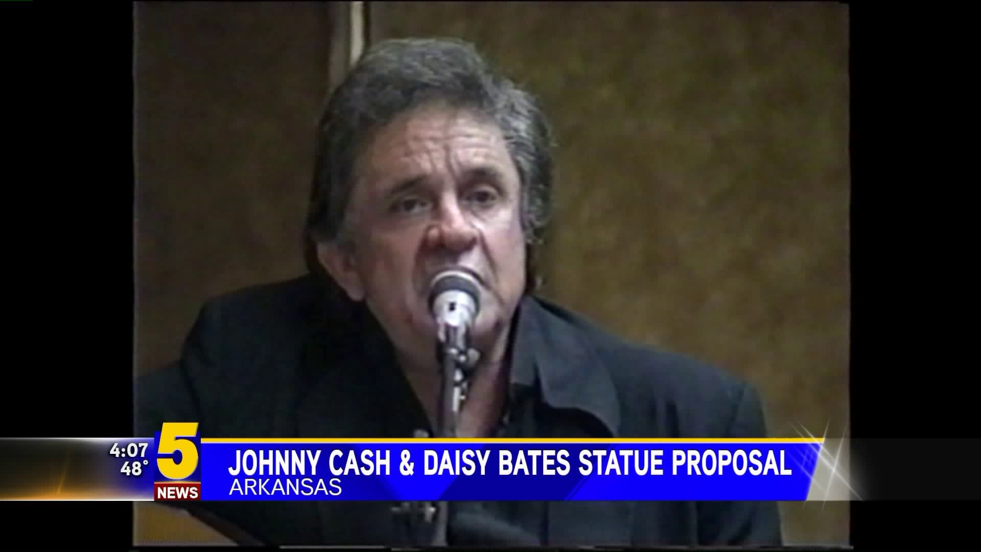 Johnny Cash And Daisy Bates Statue Proposal