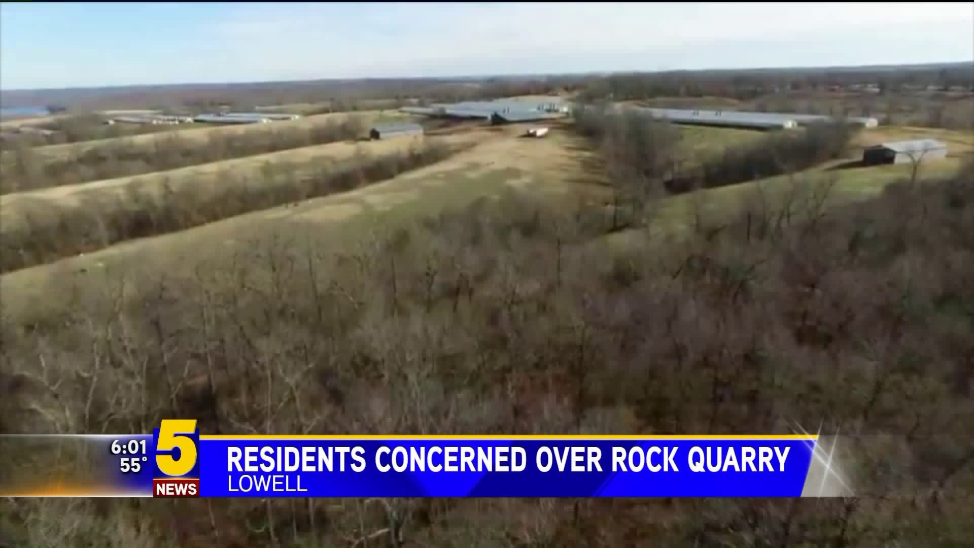 Residents Concerned Over Rock Quarry