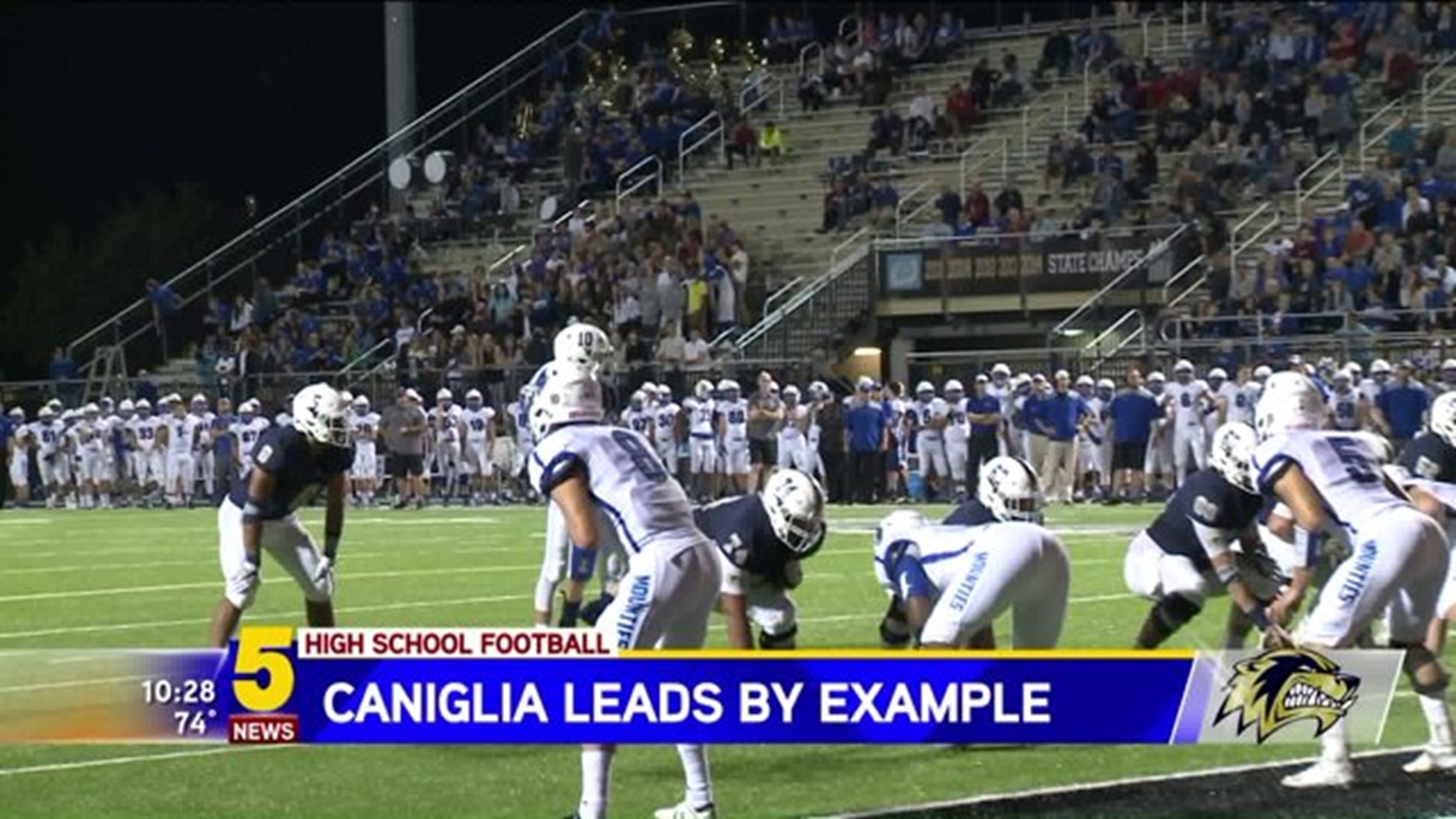 Caniglia Leads By Example