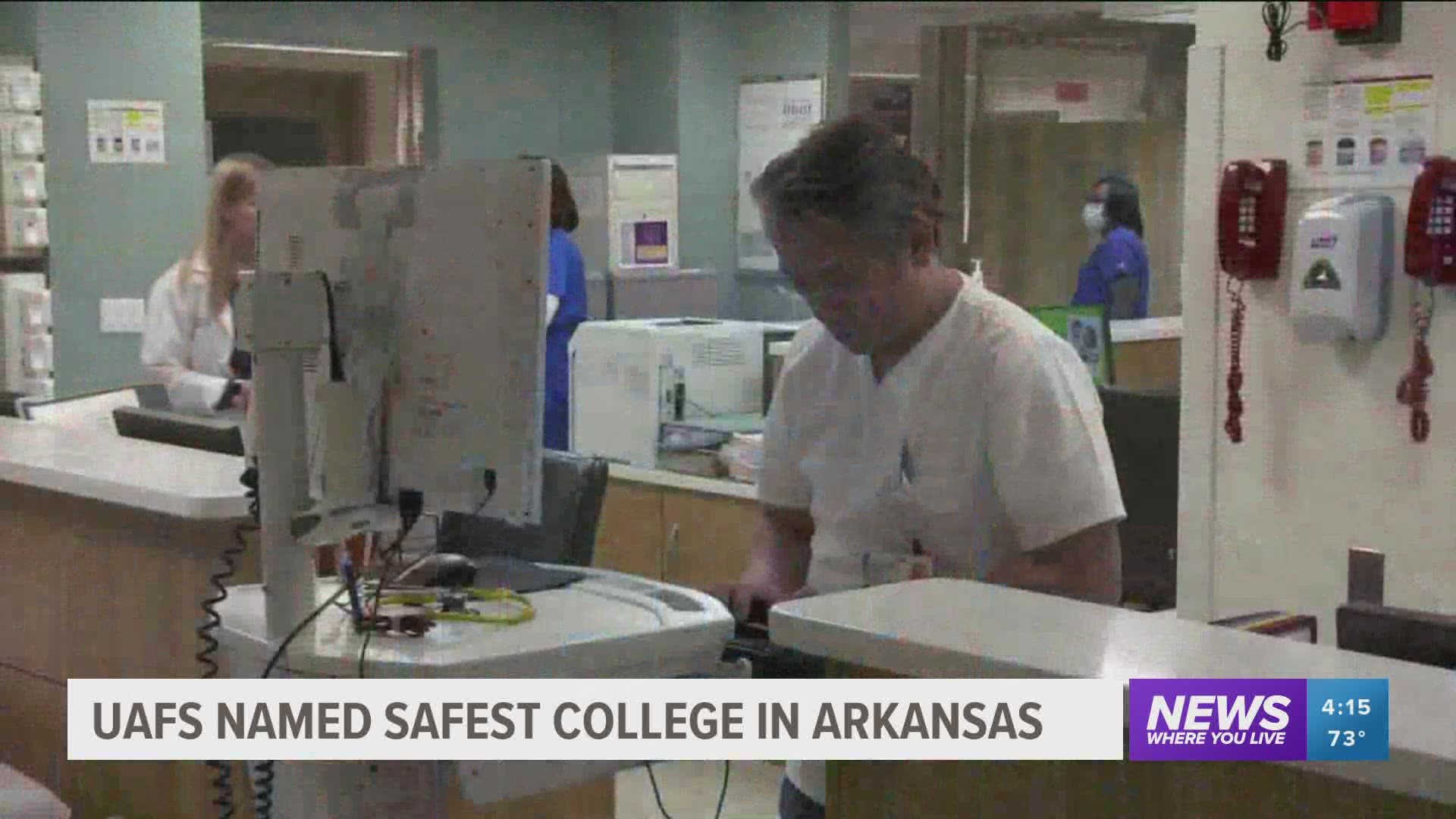 UAFS named safest university campus in Arkansas