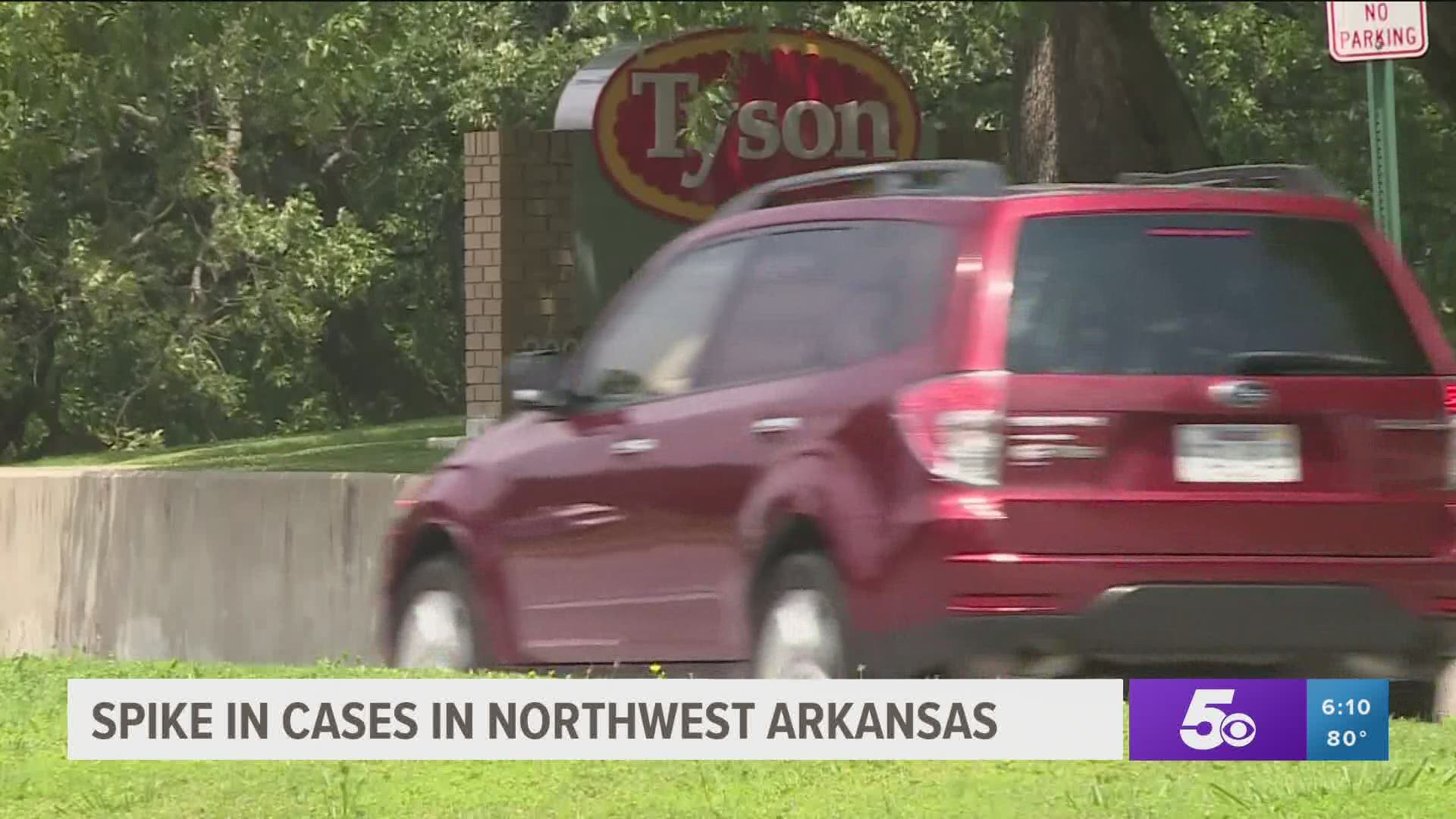 Northwest Arkansas sees spike in coronavirus cases