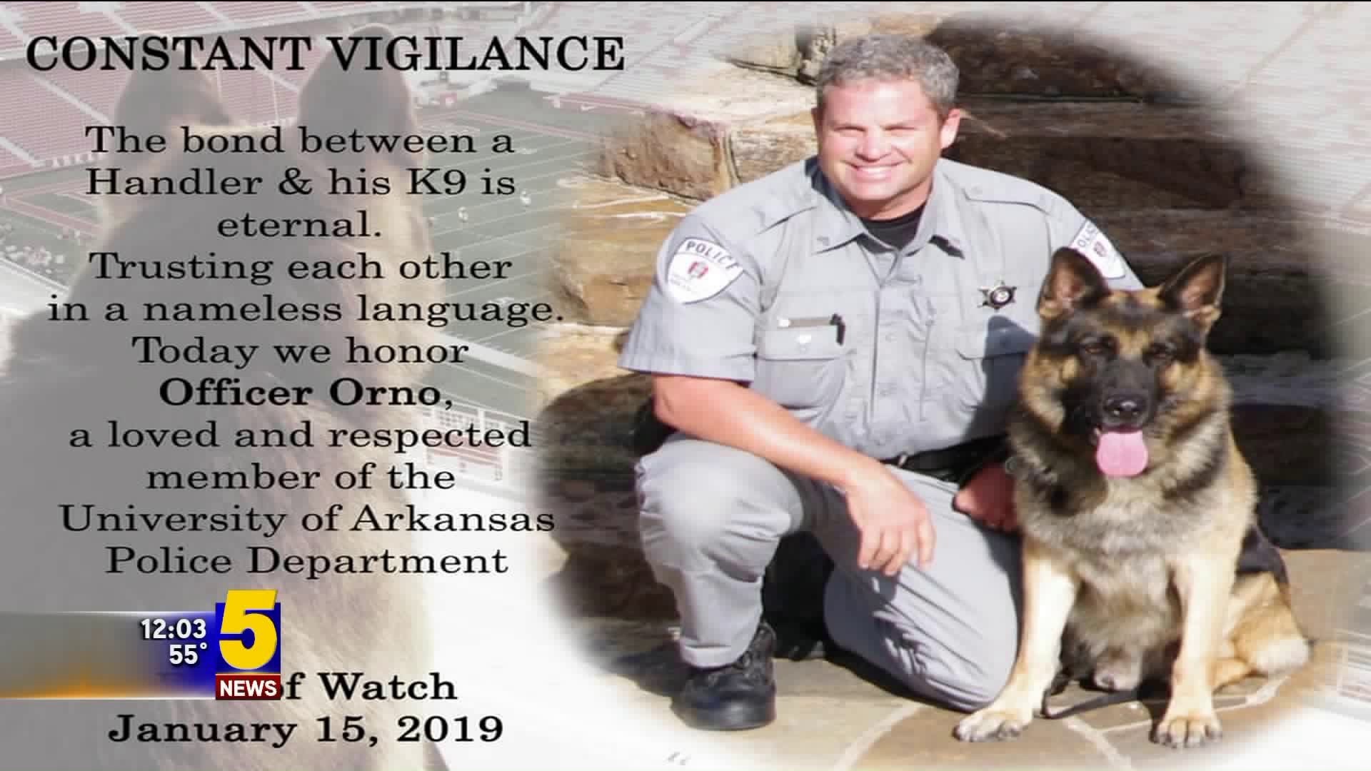UAPD Announces Passing Of Retired K9 Officer, One Of The First To Serve There