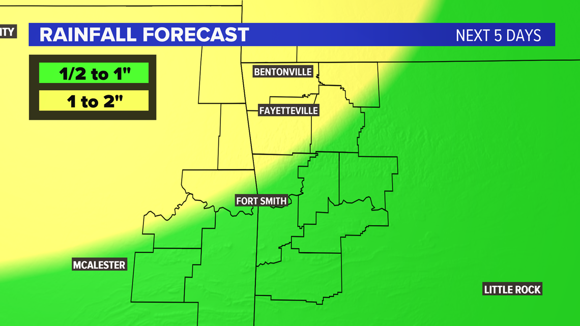 Northwest Arkansas and River Valley weather forecast