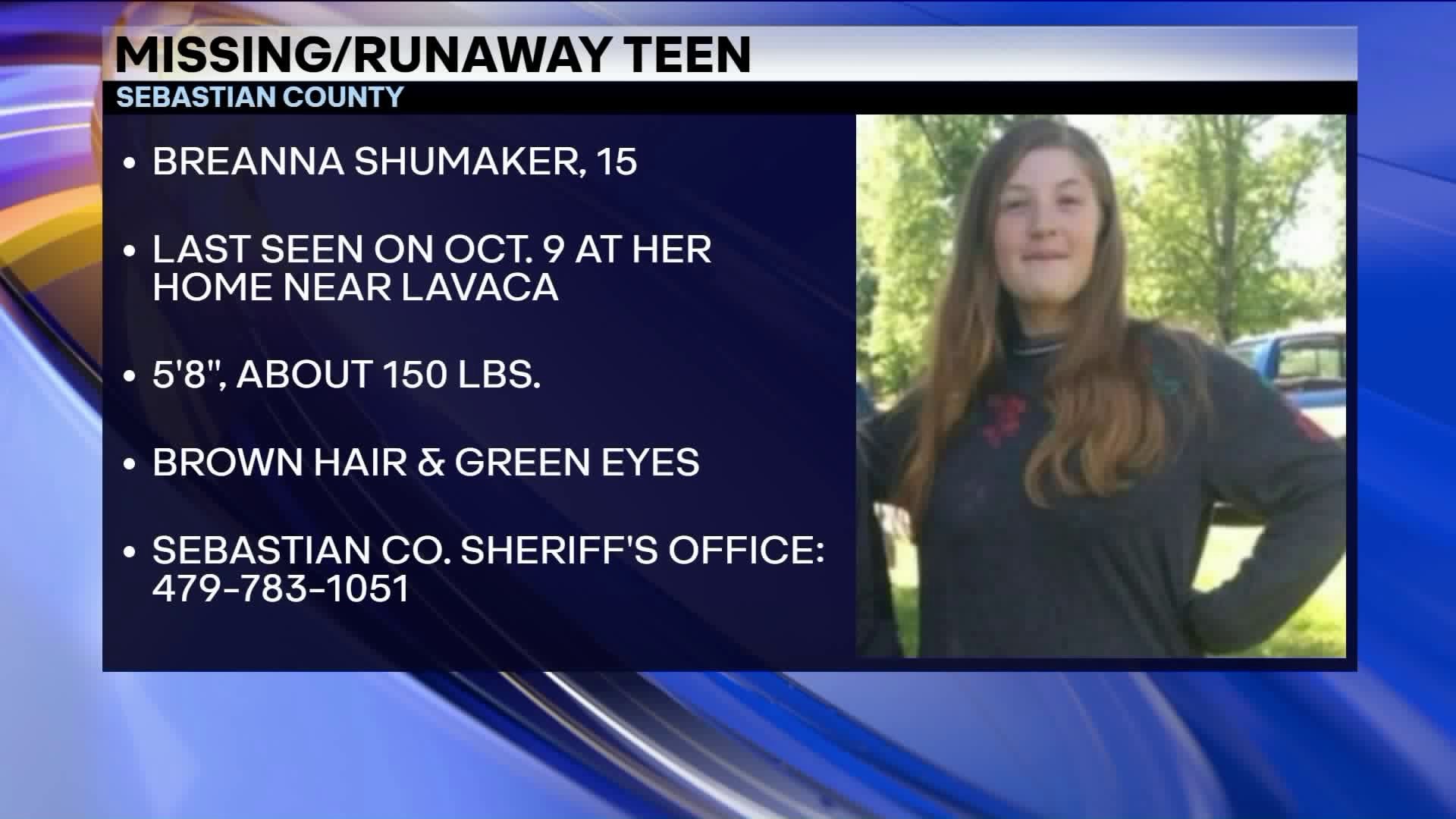 Police Searching For Missing 15-Year-Old Girl Out Of The Lavaca Area