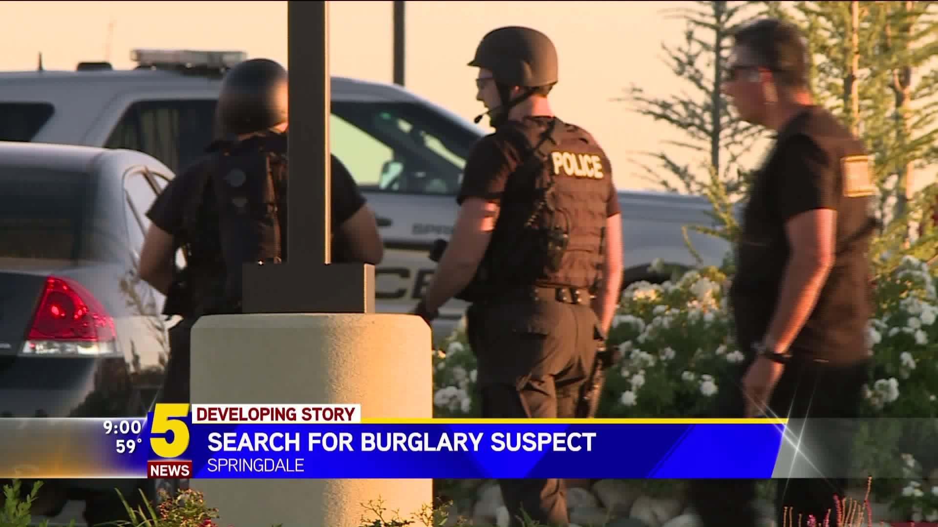 Search For Burglary Suspect