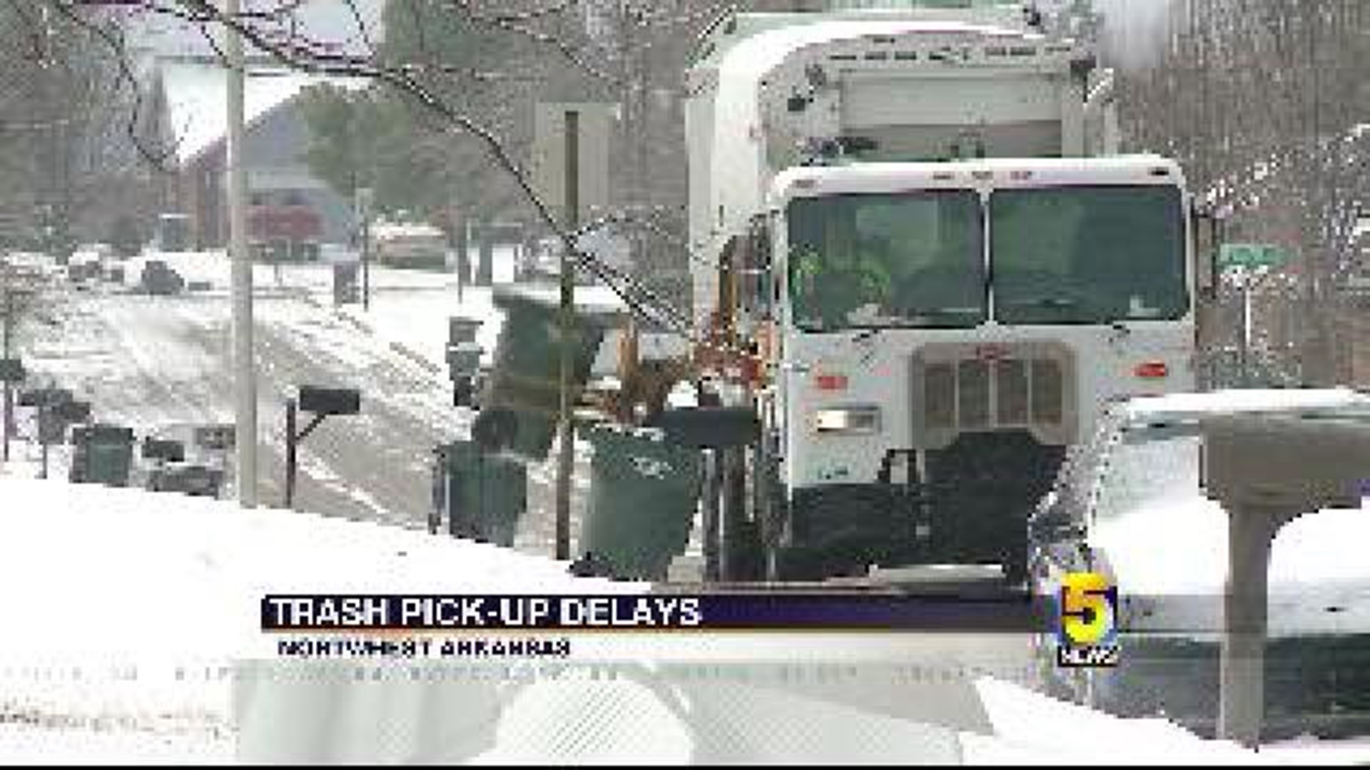 Trash Pick-Up Expects to Be Caught Up By Weekend