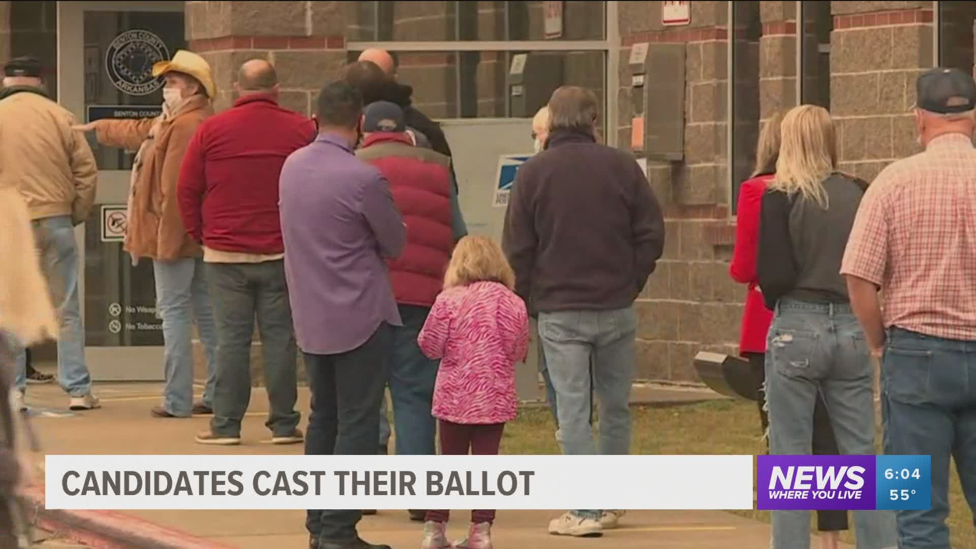 Arkansas Candidates Case Their Ballots Early