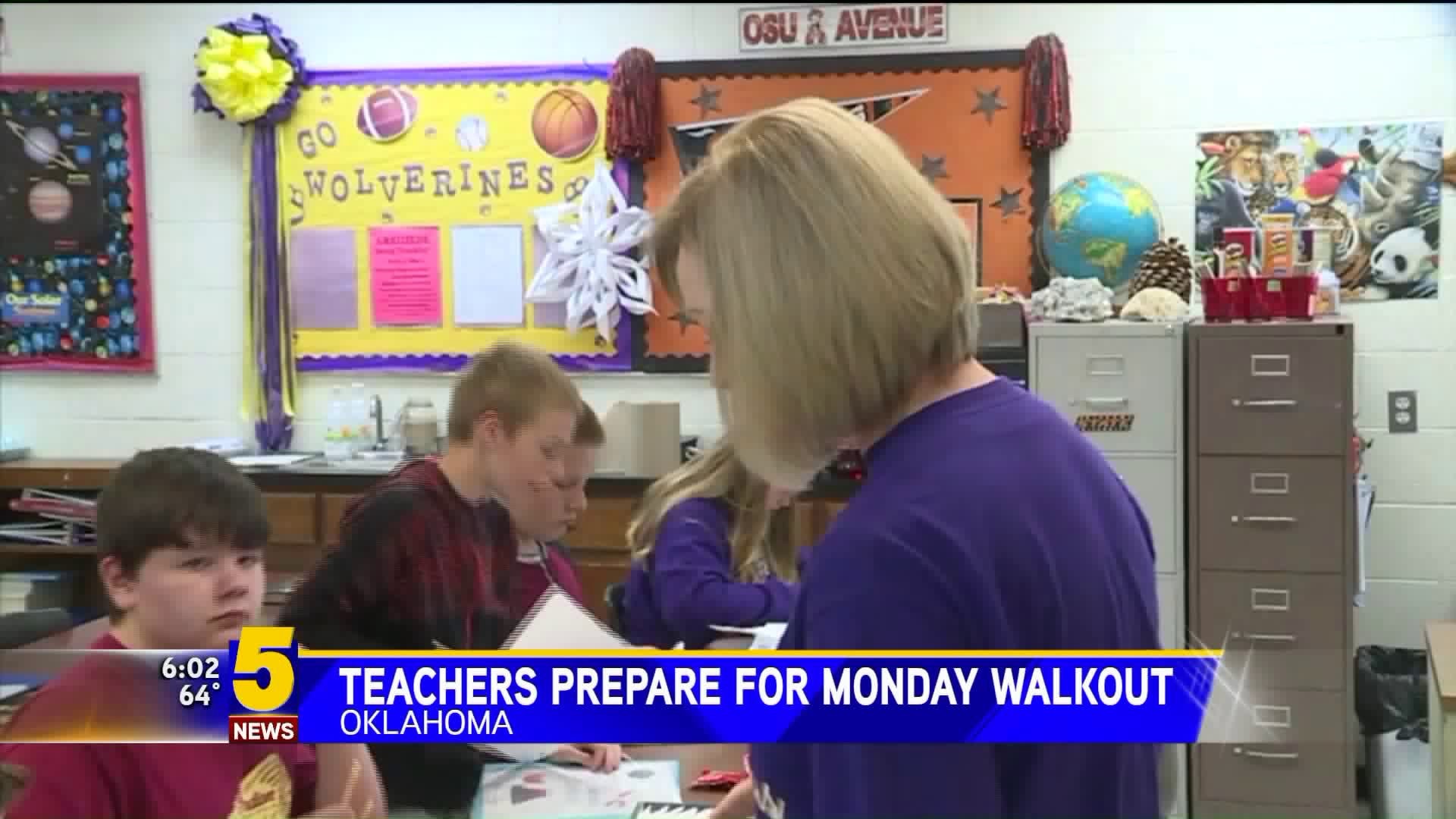 Teachers Prepare For Monday Walkout