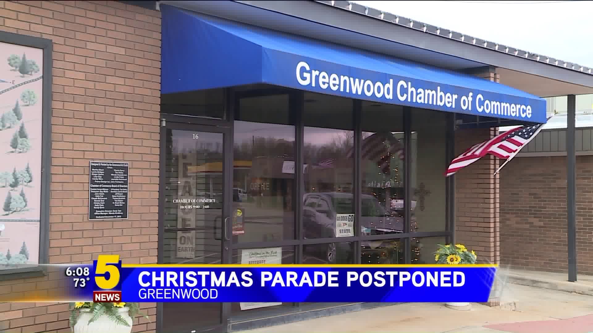 Christmas Parade Postponed