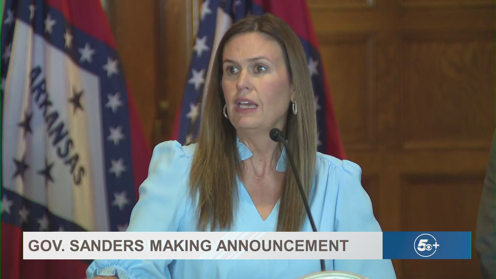 Governor Sarah Huckabee Sanders announced a new state employee pay plan overhaul to bring pay up to labor market rates.