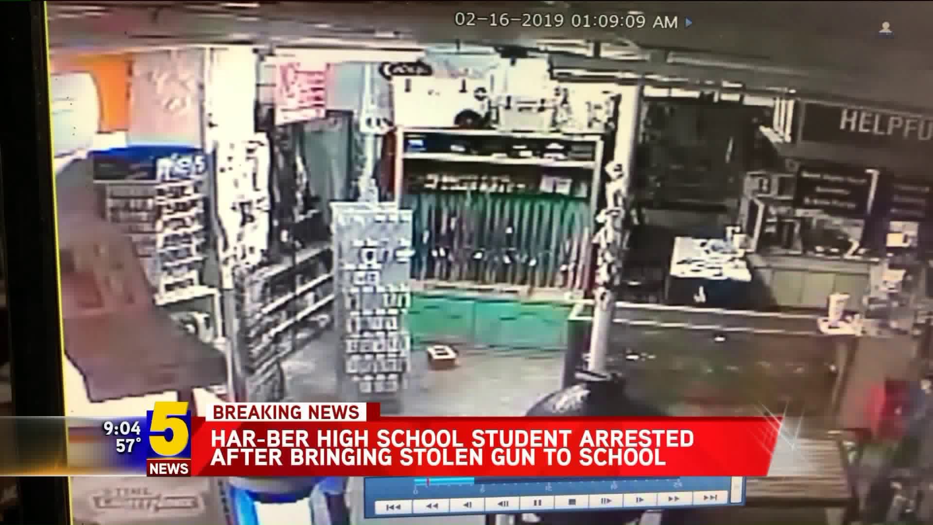 Harber High School Student Arrested After Bringing Stolen Gun To School