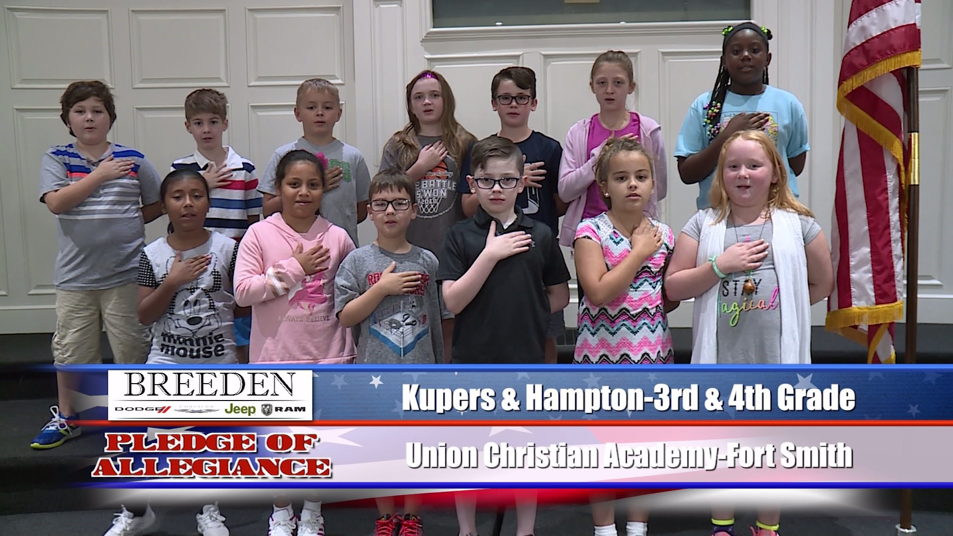 Kupers and Hampton 3rd& 4th Grade Union Christian Academy, Fort Smith
