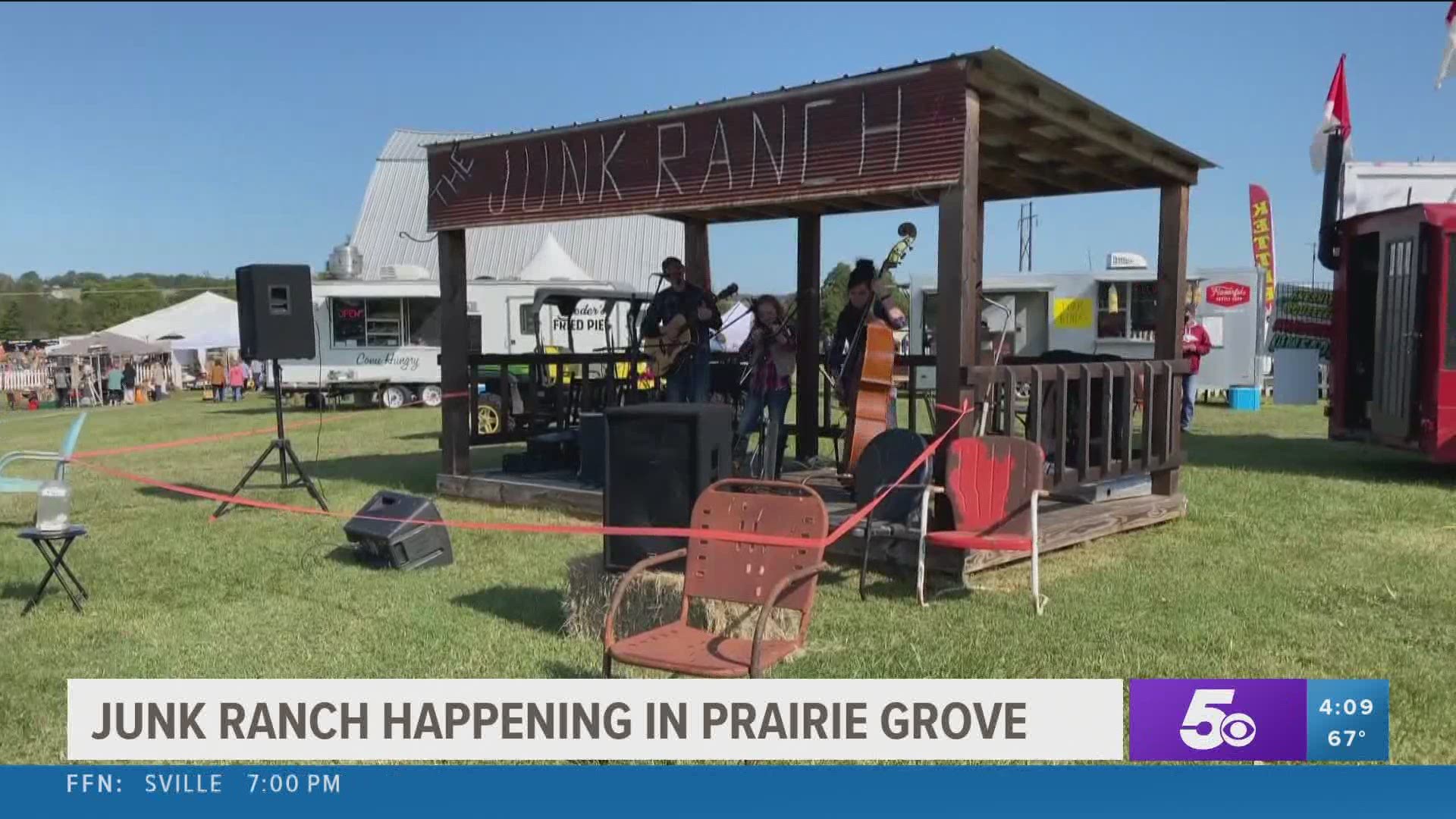 The Junk Ranch underway in Prairie Grove.