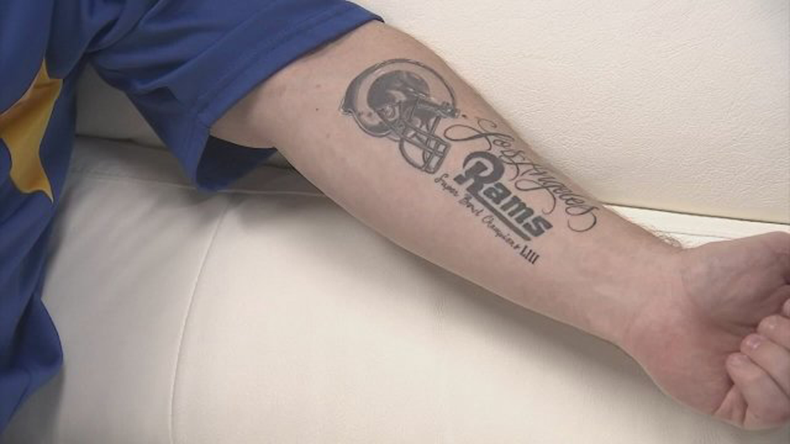 Man's Tattoo Predicts Rams Super Bowl Victory