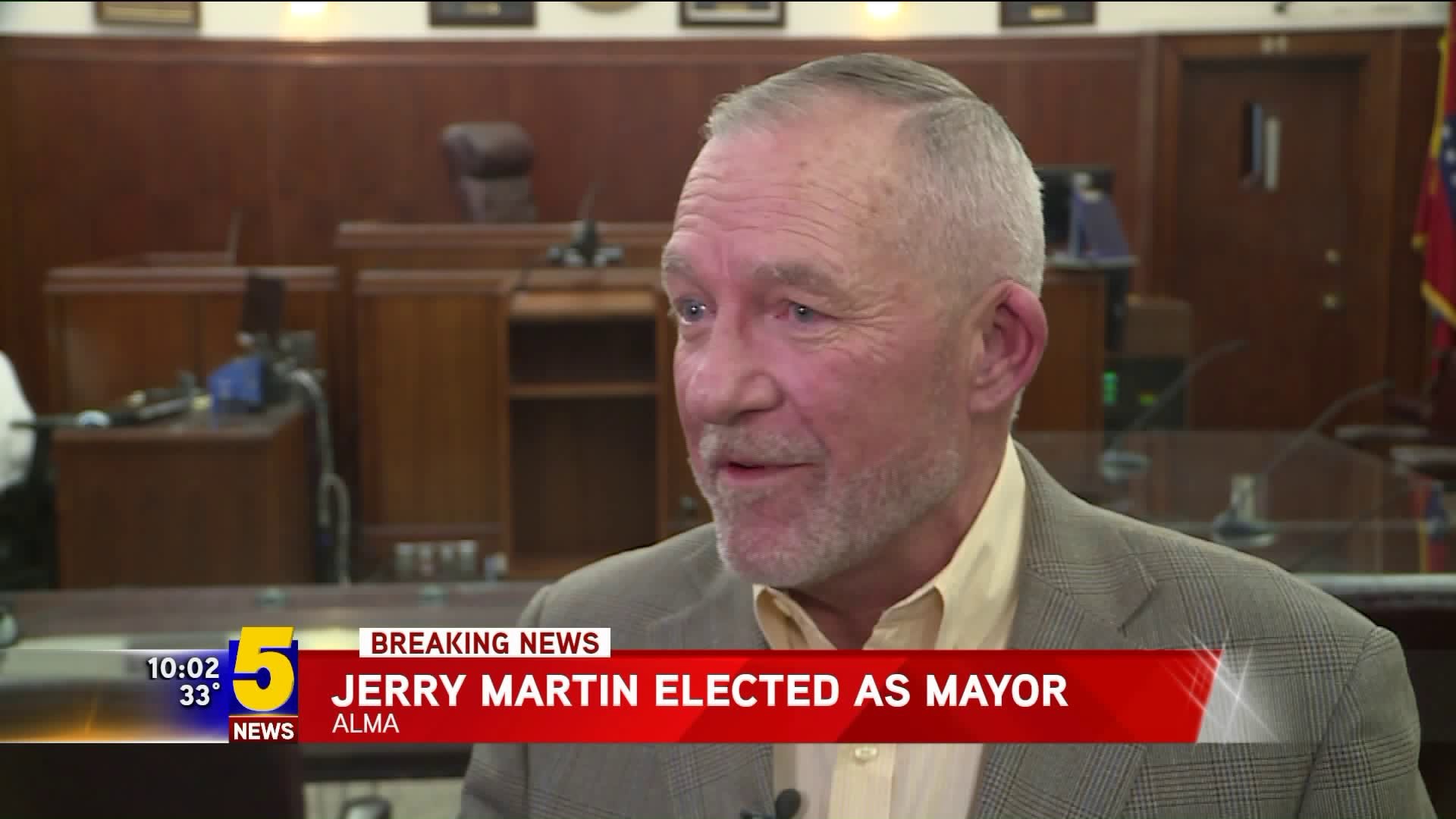 Jerry Martin Elected Alma Mayor In Runoff Election | 5newsonline.com