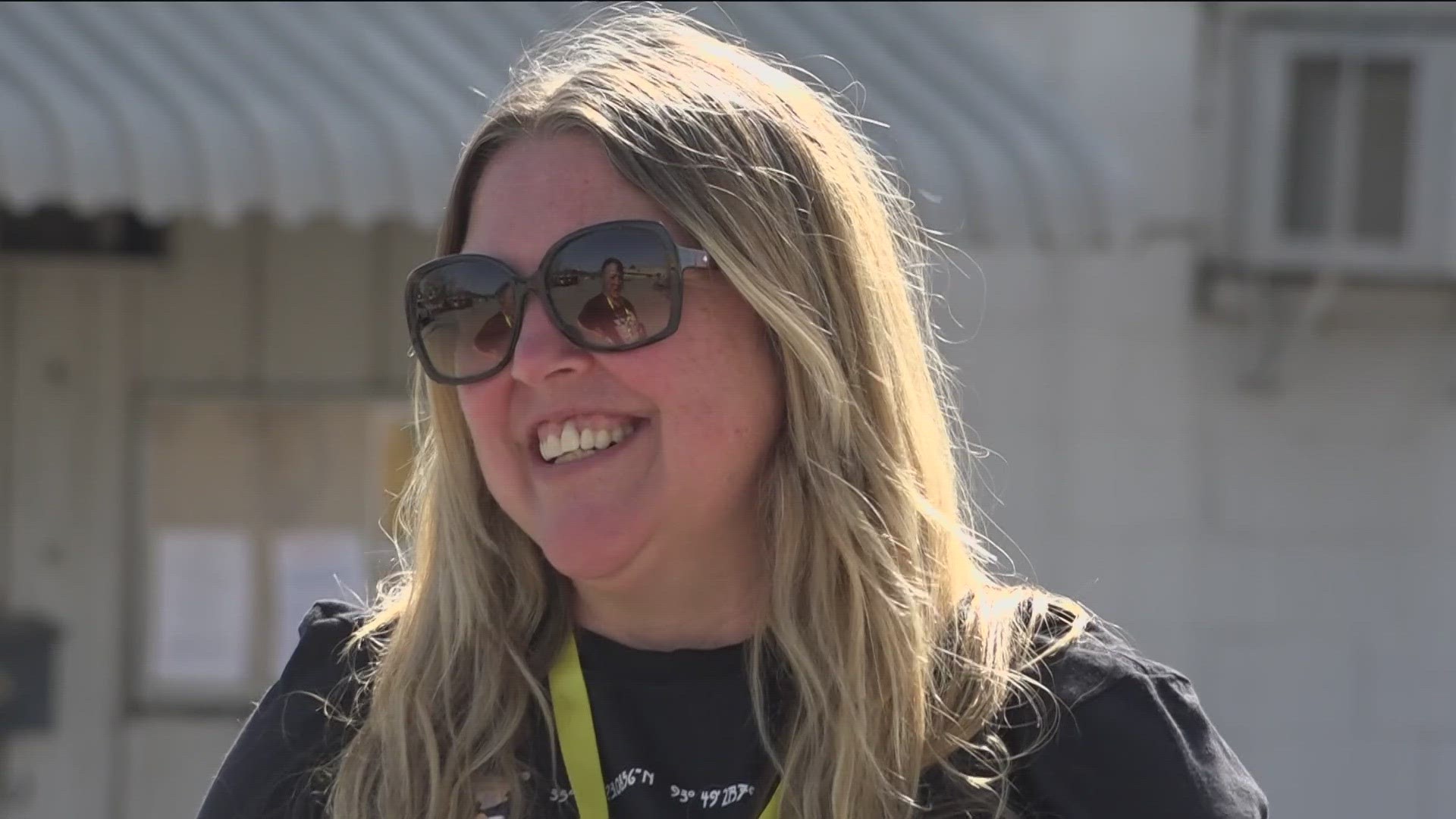"I'm 48 and a half and Arkansas was my 50th state, so I made it a point to come here," Jennifer Ward said. "The eclipse seemed like a special time to come."