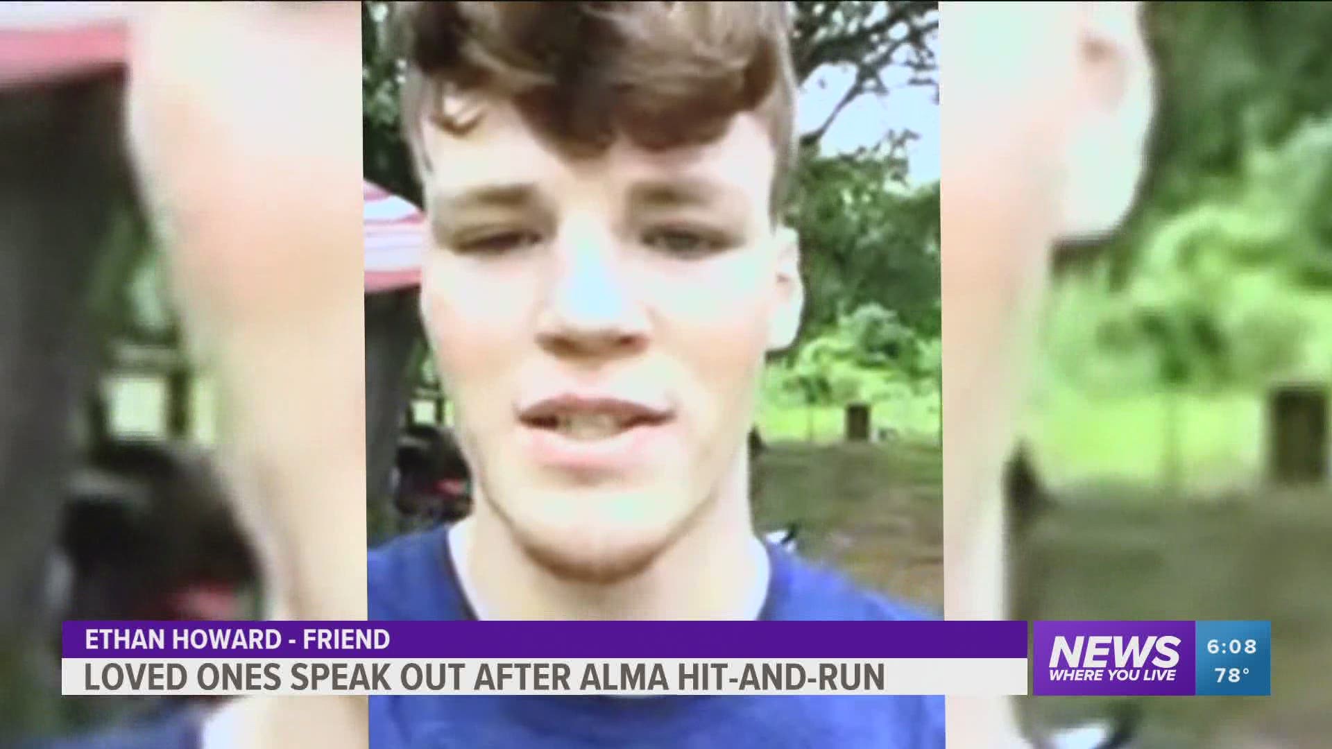 Alma teens honored after deadly hitandrun crash