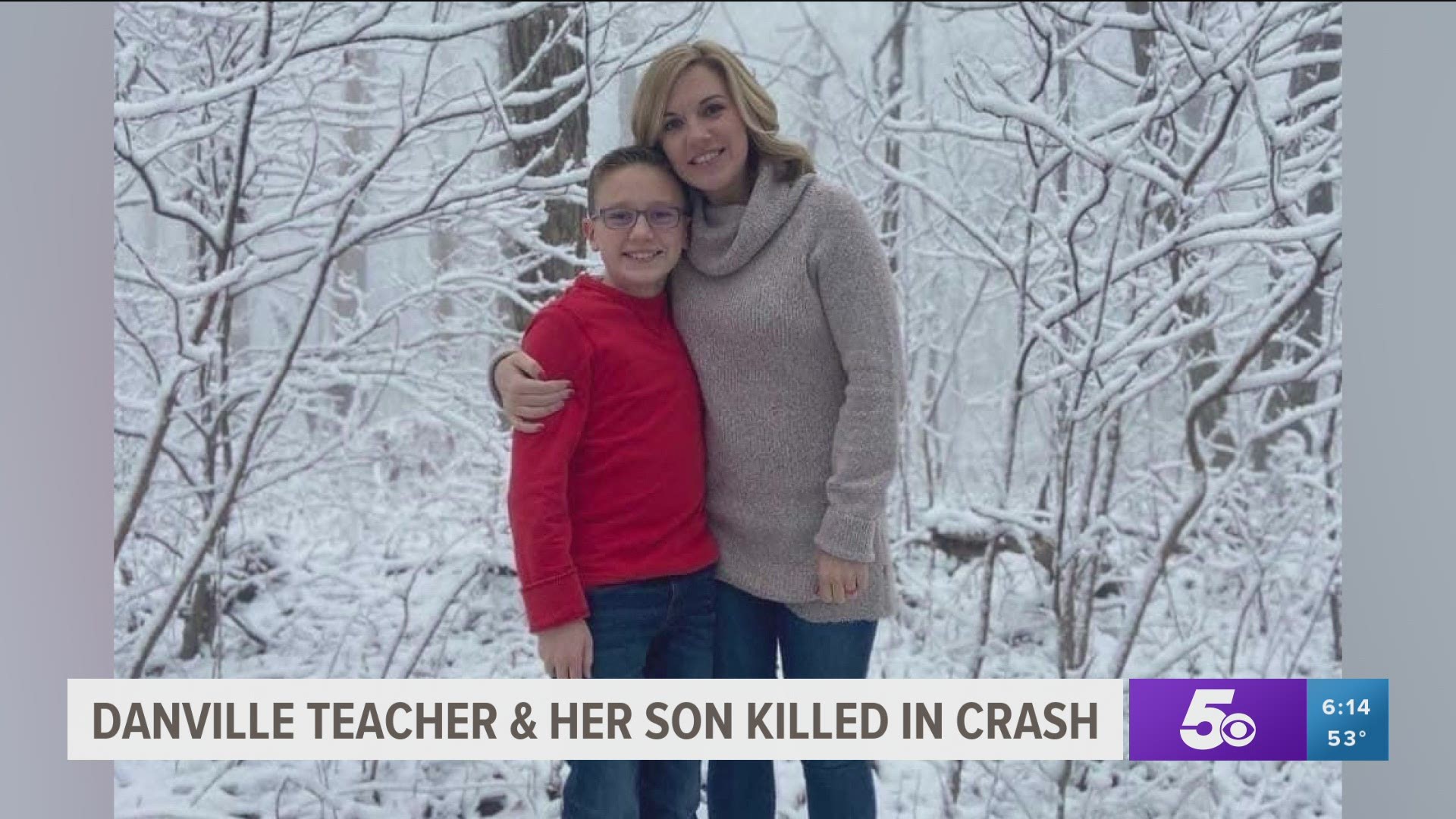 A Danville school teacher and her son were killed in a car crash Monday in Yell County. They were also the wife and son of a Danville pastor.