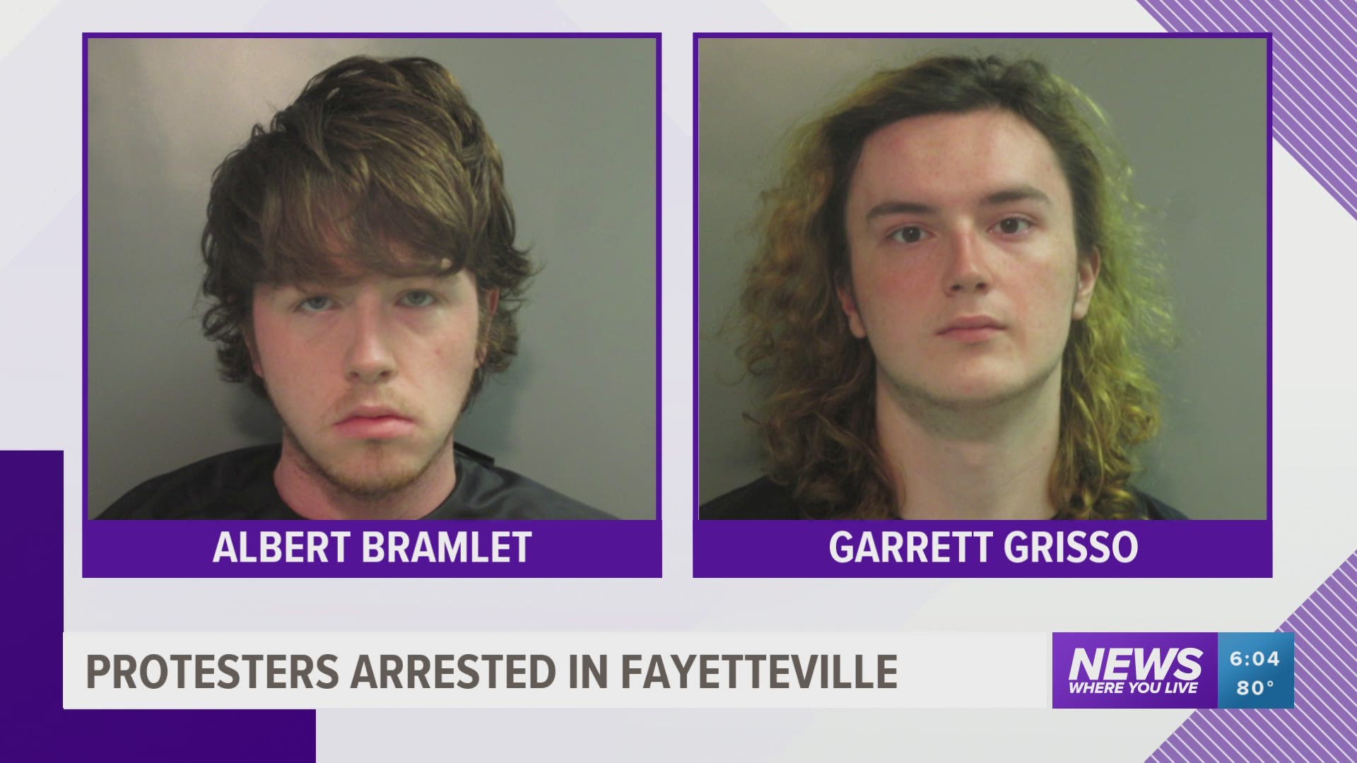 Protesters arrested in Fayetteville