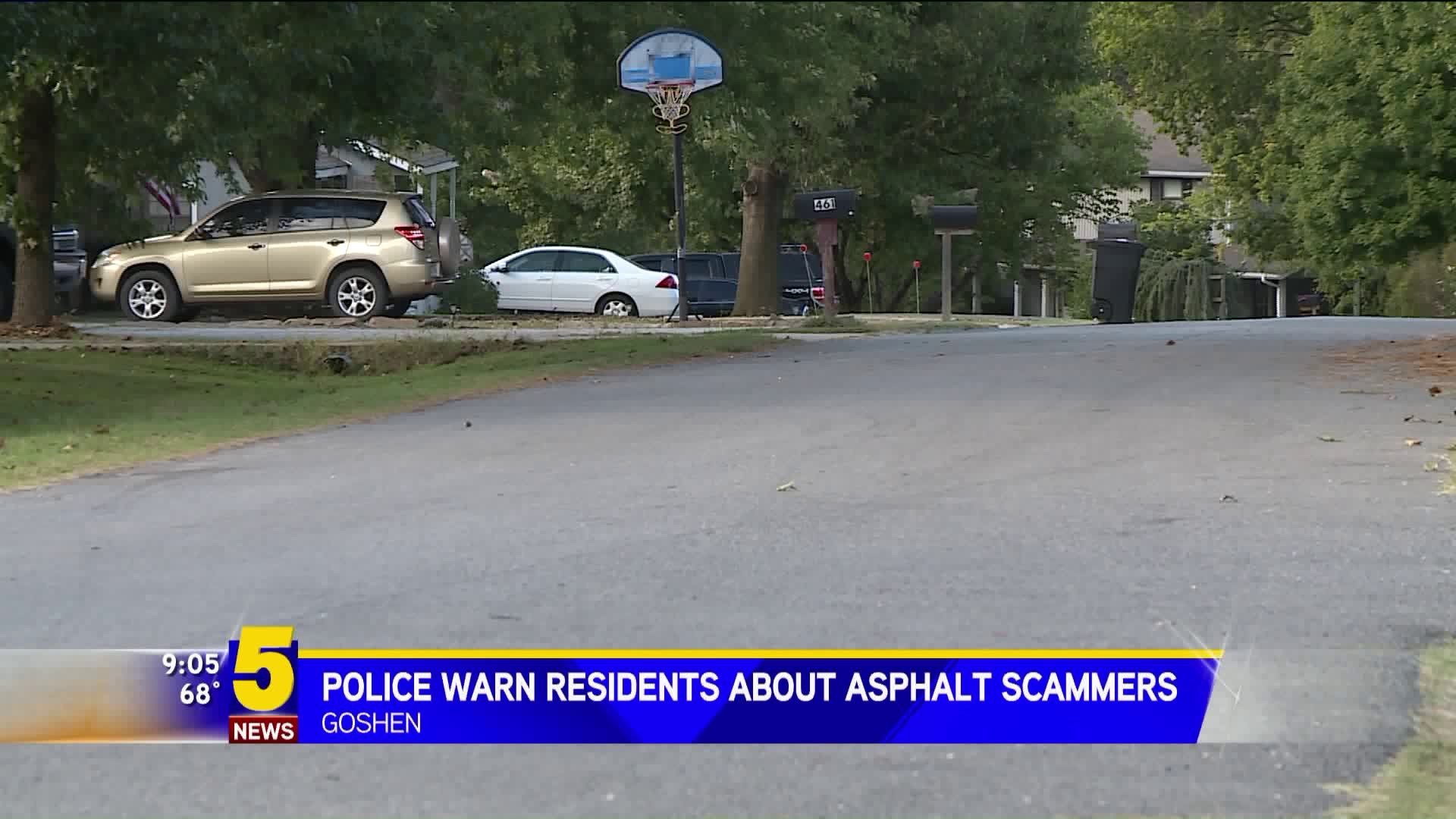 Police Warn Residents About Asphalt Scammers