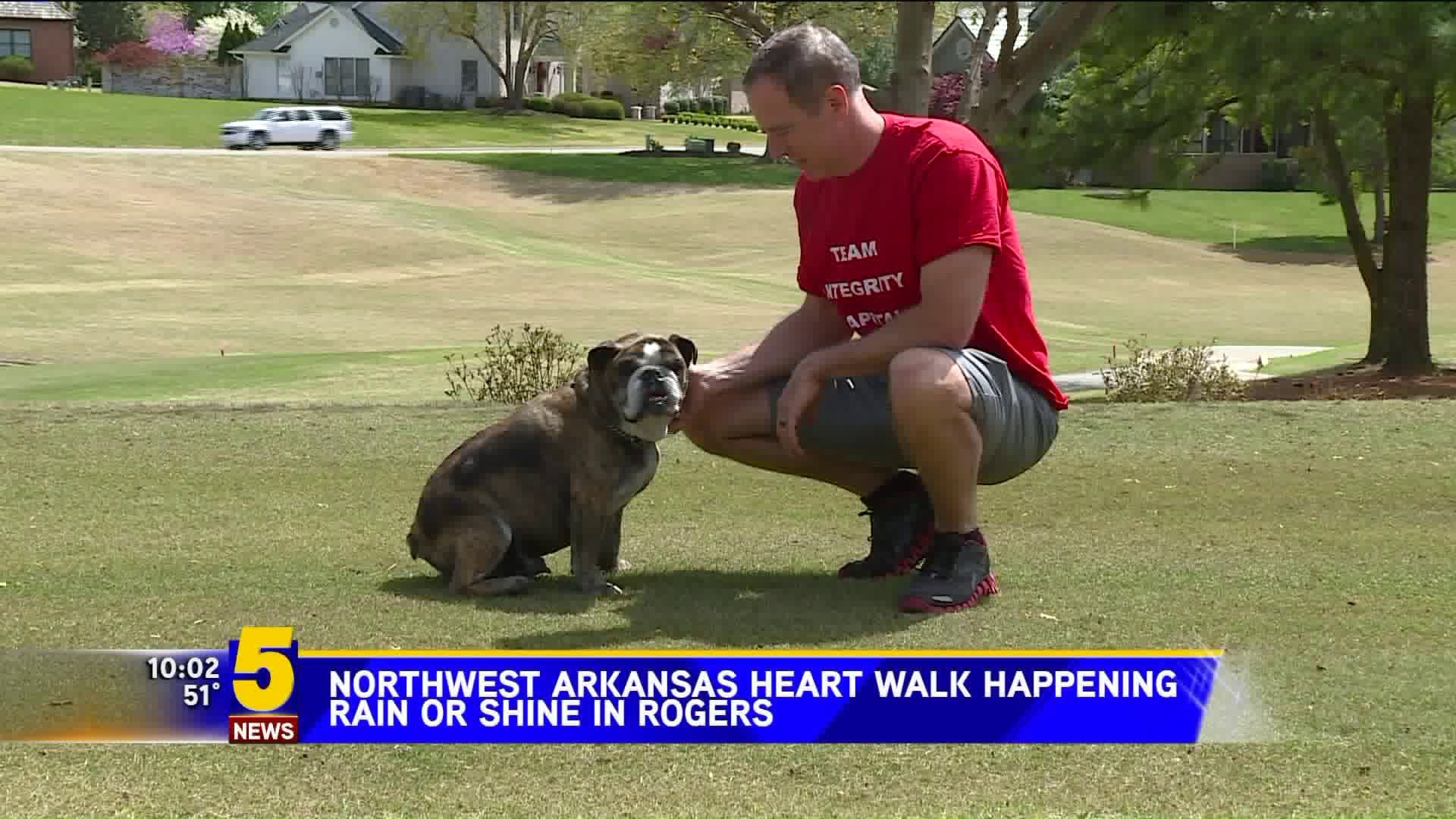 NWA Heart Walk Happening Rain or Shine