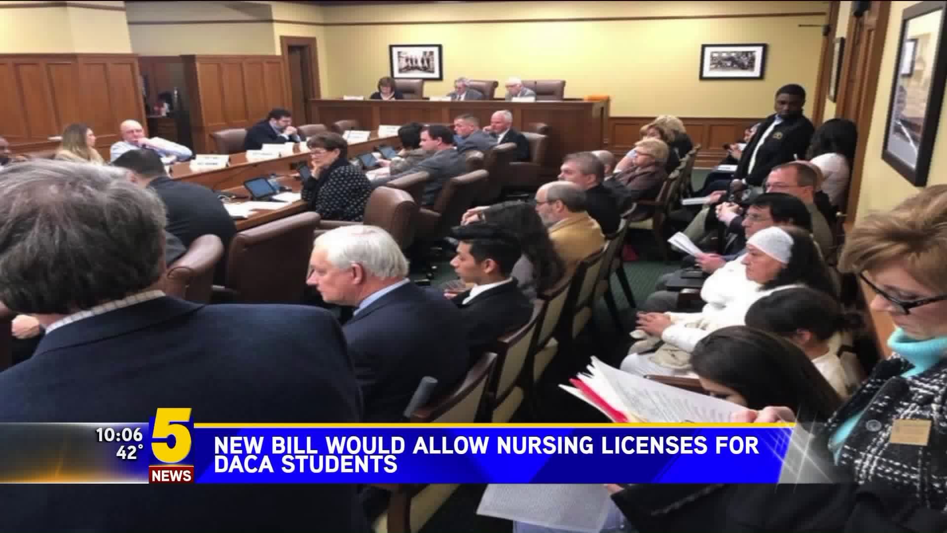 New Bill Would Allow Nursing Licenses For DACA Students