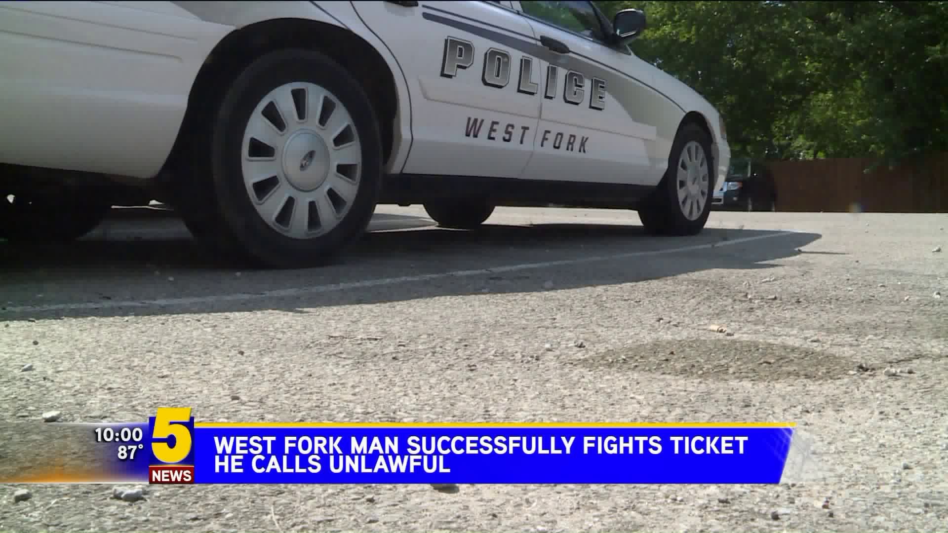 West Fork Unlawful Ticket