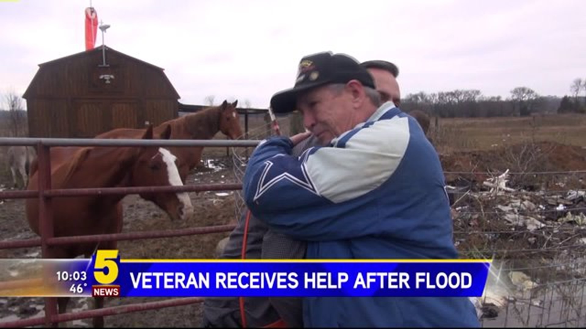 Veteran Receives Help After Flood