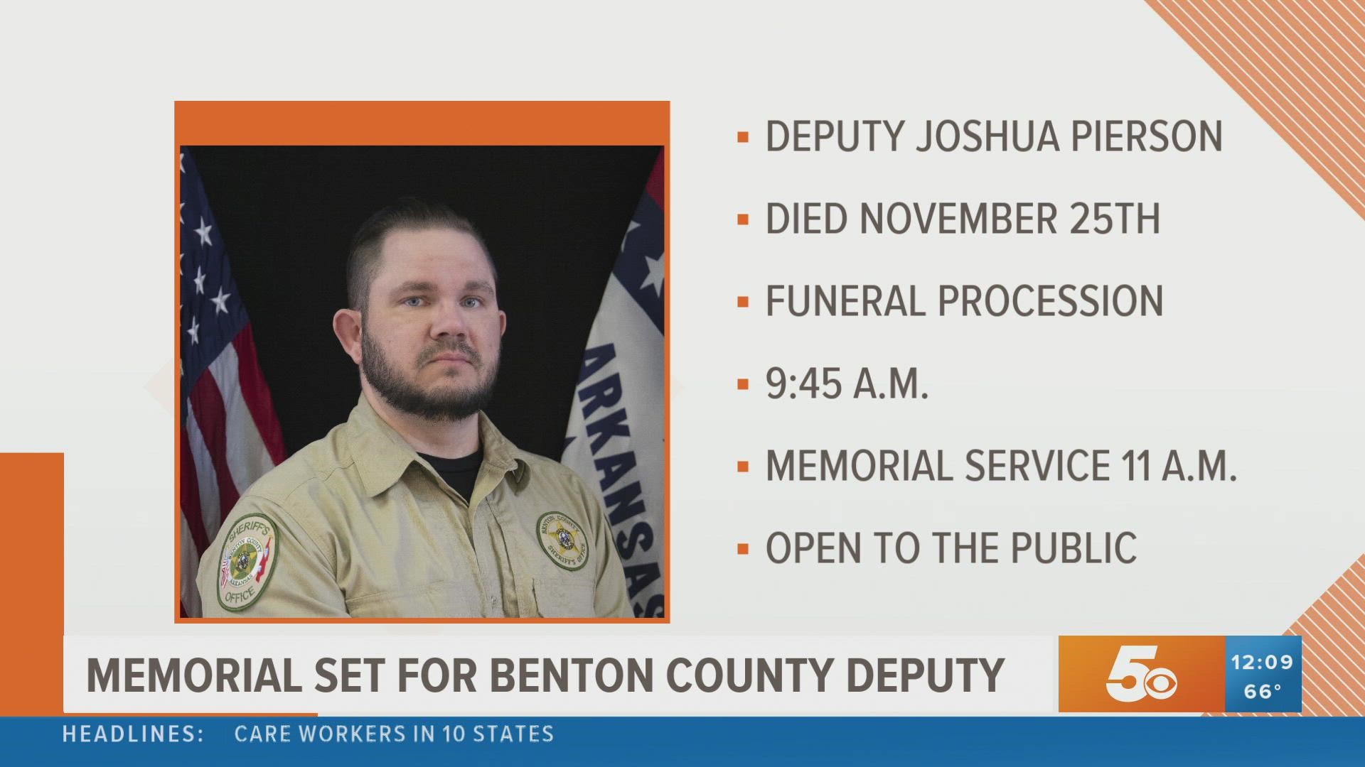 Deputy Joshua Pierson had been with the Benton County Sheriff's Office for over a decade. https://bit.ly/3o6TJ7P