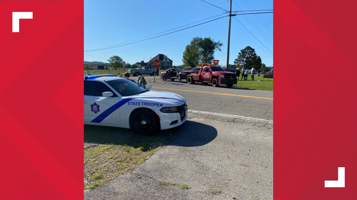 Multivehicle crash stops traffic on Hwy 23 in Franklin County