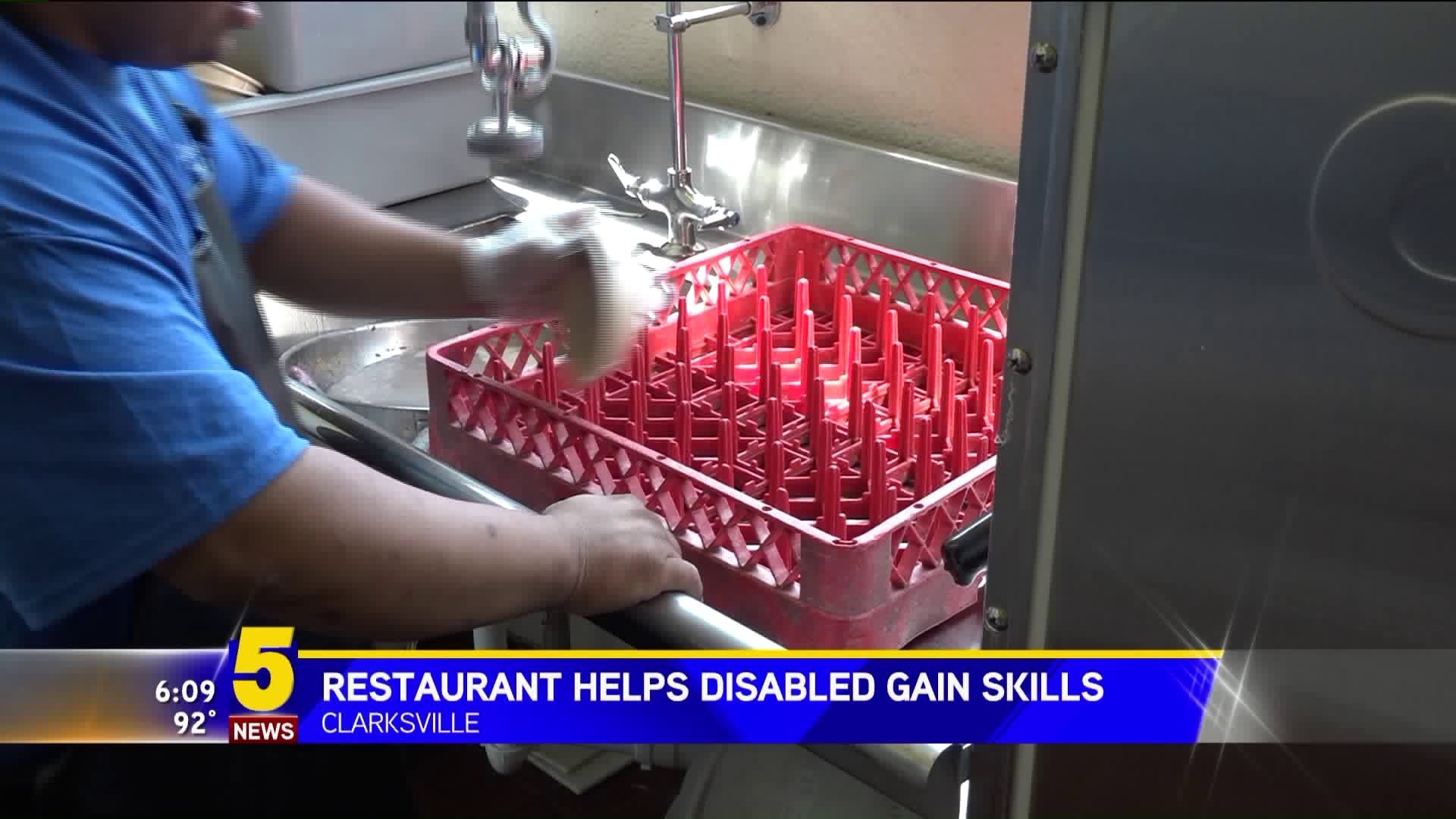 Restaurant Helps Disabled Gain Skills