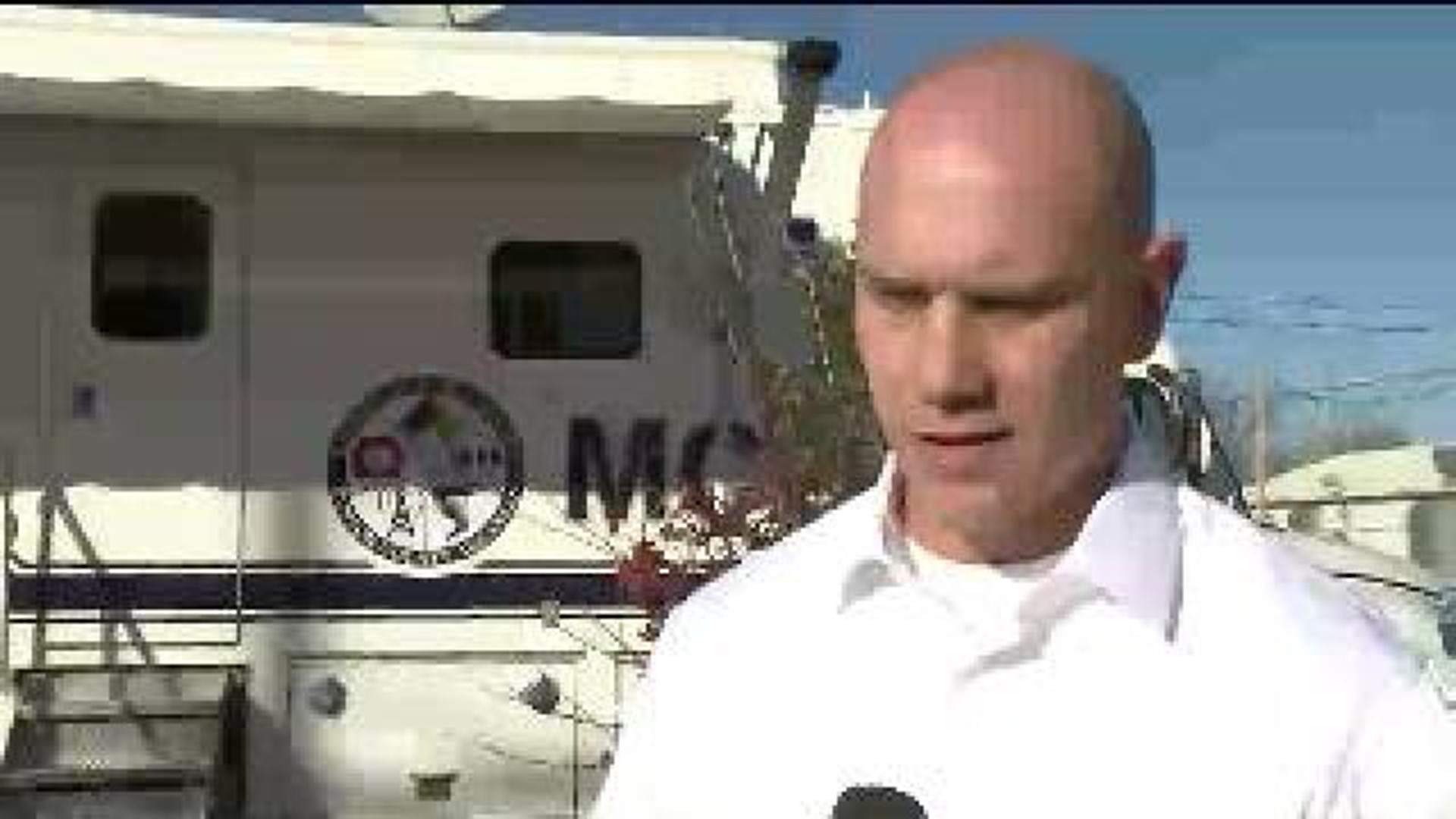 Mobile Command Unit Aids Police Investigating Homicide