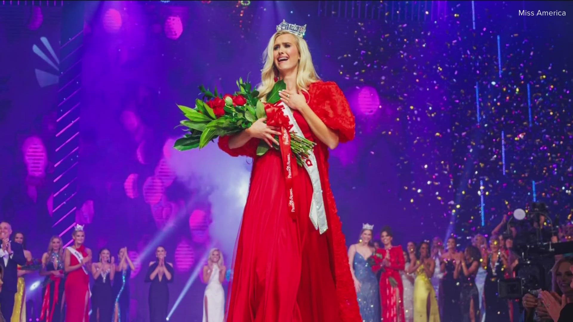 THIS PAST WEEKEND -- A FORT SMITH NATIVE WAS CROWNED MISS AMERICA 
      MADISON MARSH IS A SECOND LIEUTENANT ACTIVE DUTY WITH THE AIR FORCE...