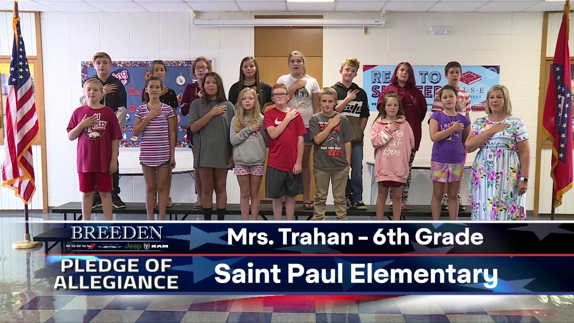 Mrs. Trahan  6th Grade Saint Paul Elementary