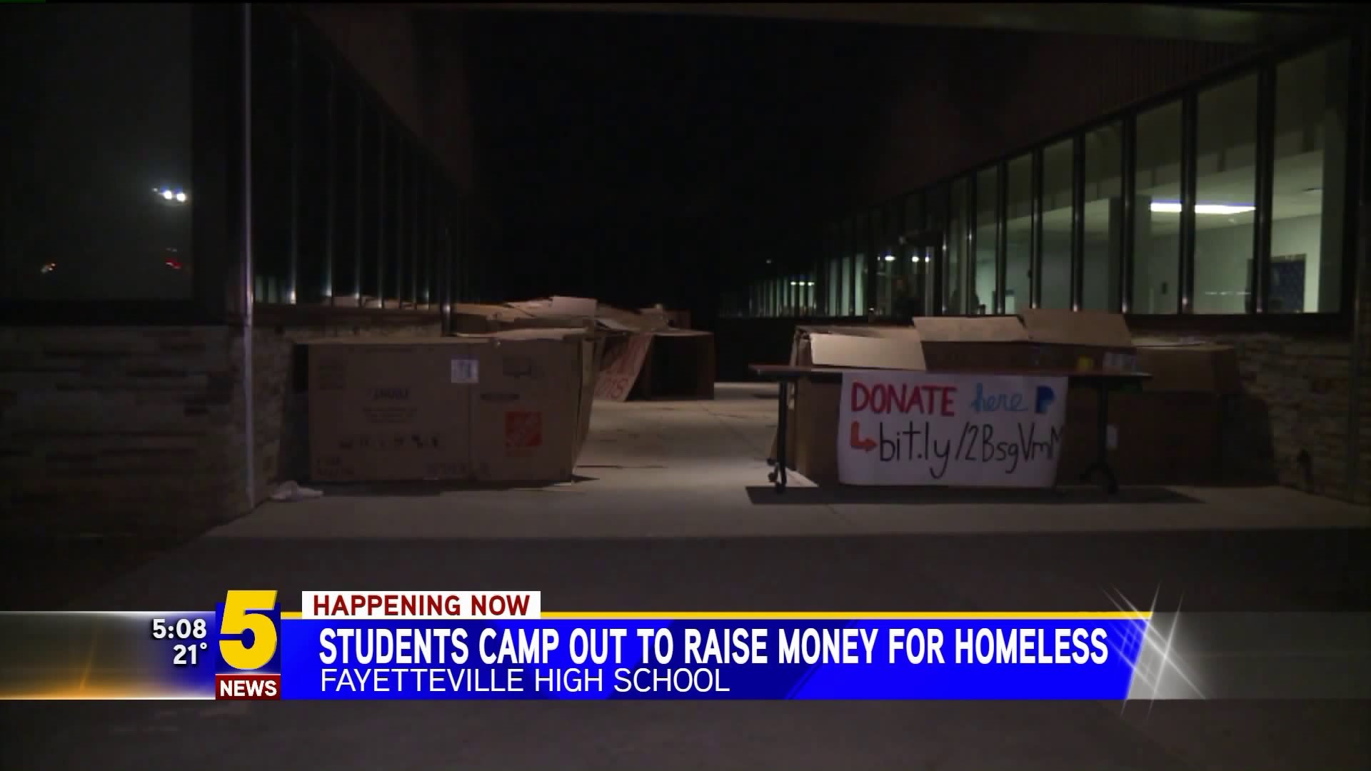 Fay Homeless Vigil Raising Money