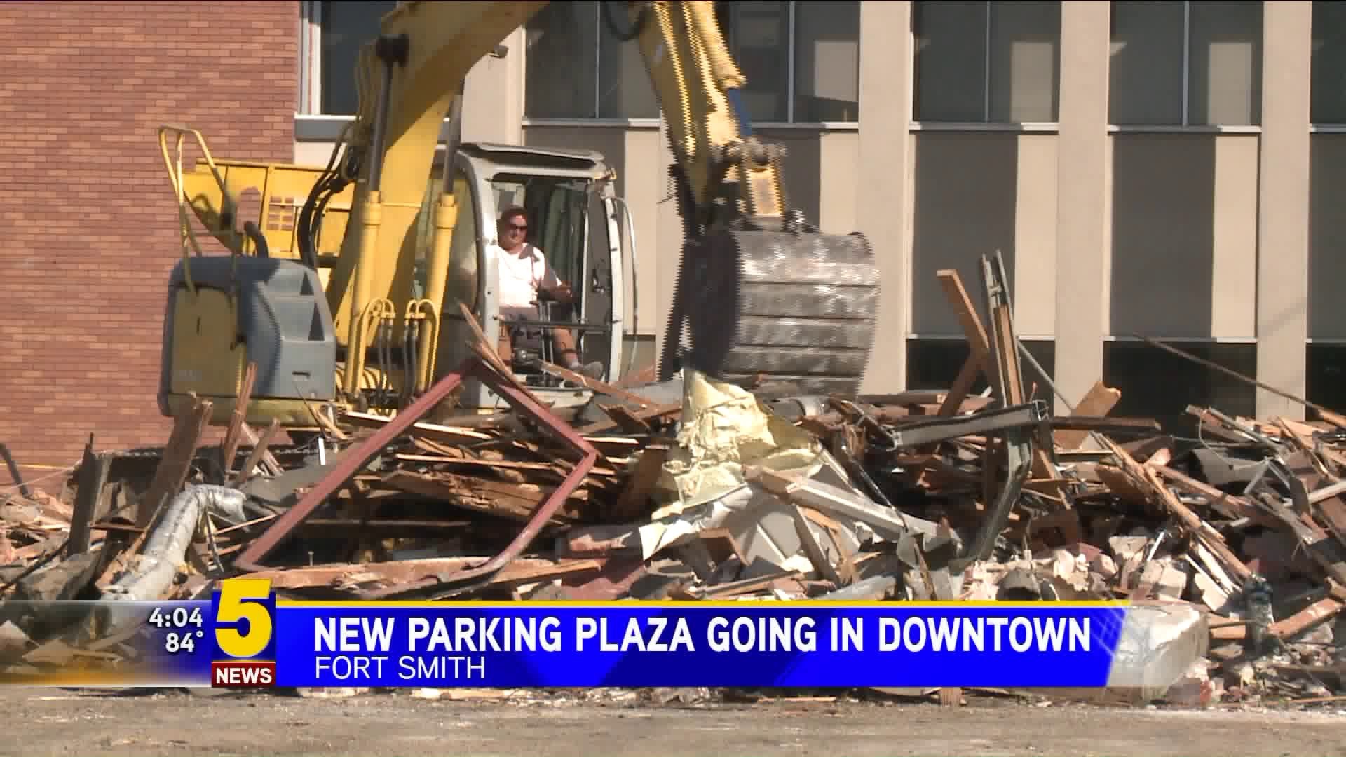 New Parking Plaza in Downtown Fort Smith