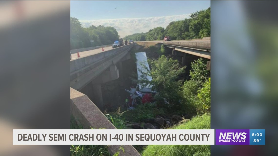 Following fatal 18wheeler crash, Muldrow officers help grieving family