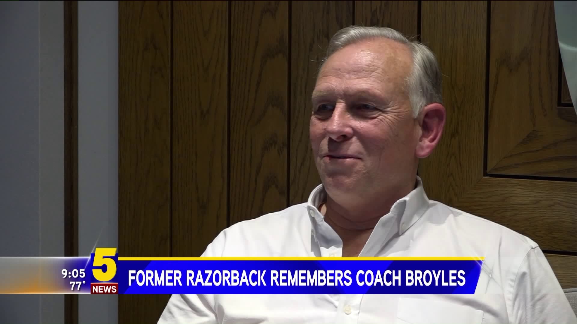 Former Razorback Remembers Coach Broyles
