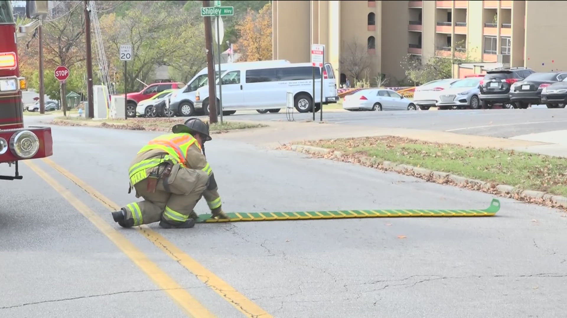 The equipment is supposed to help keep first responders safe in an emergency.