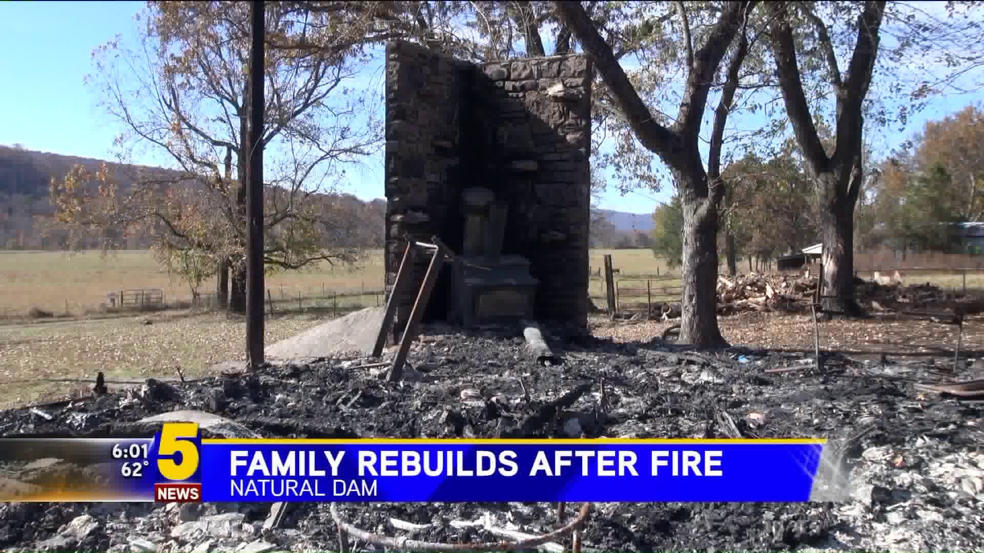 Family Rebuilds After Fire