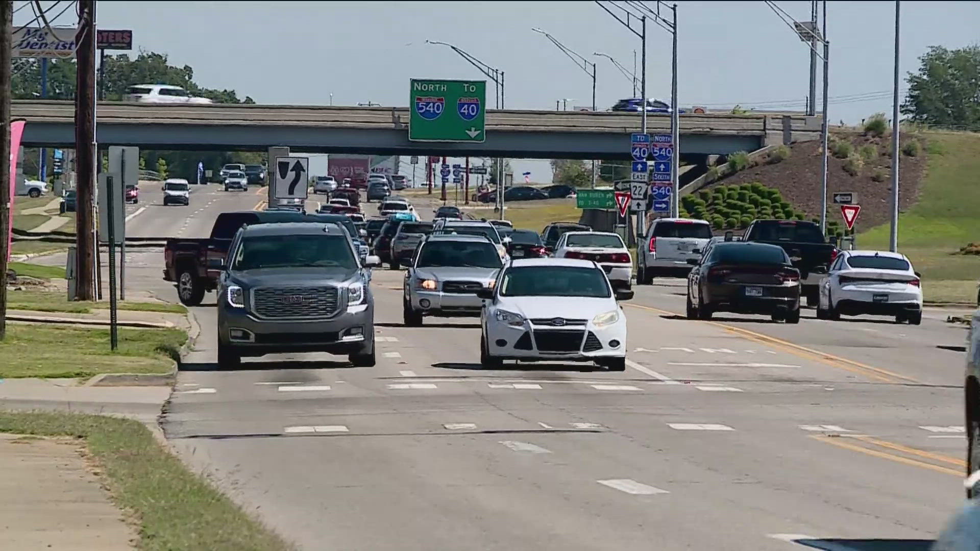 The most impactful part of that plan would be removing a good portion of the left turn lane on Rogers Avenue from Waldron Road.