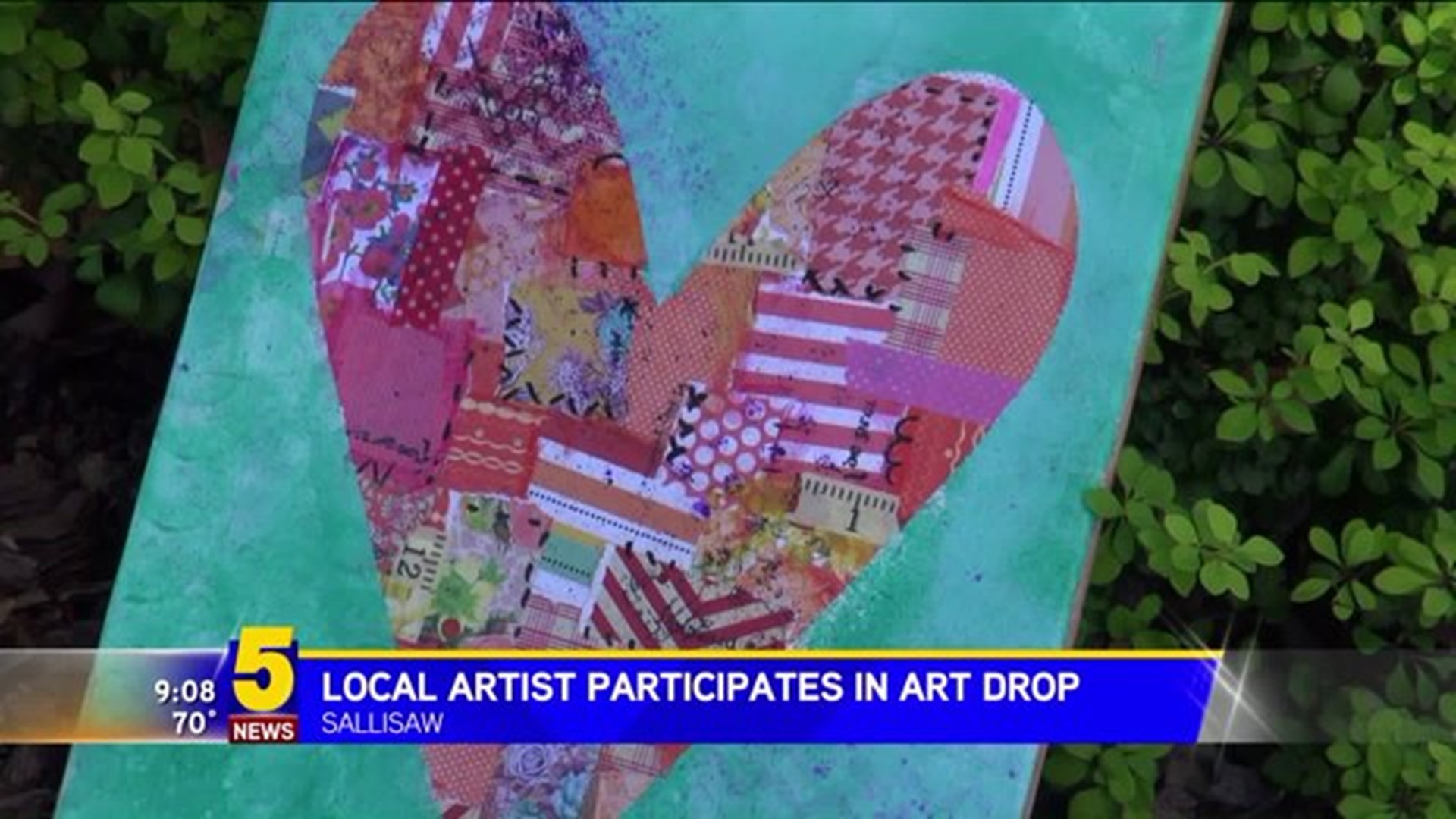 Local Artist Participates In Art Drop