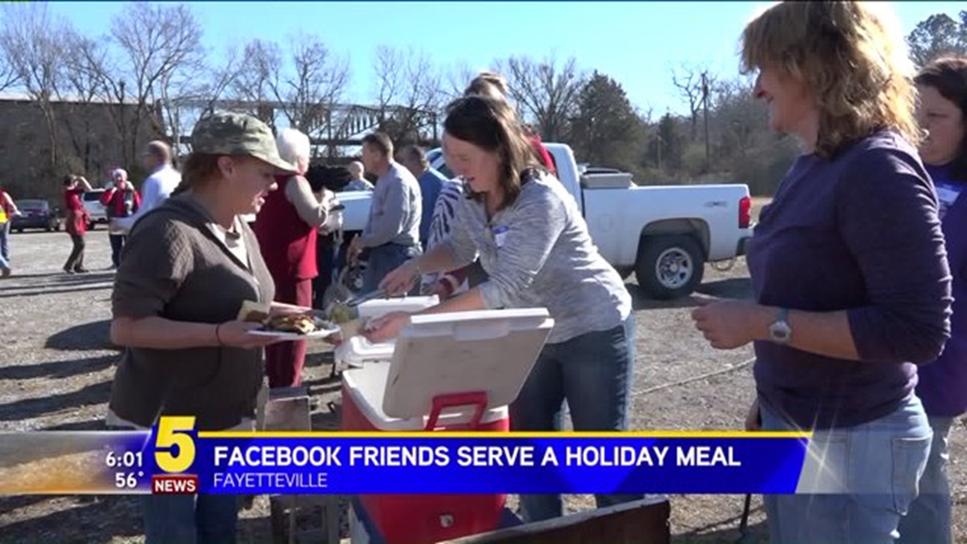 Facebook Friends Gather To Serve A Free Meal In Fayetteville
