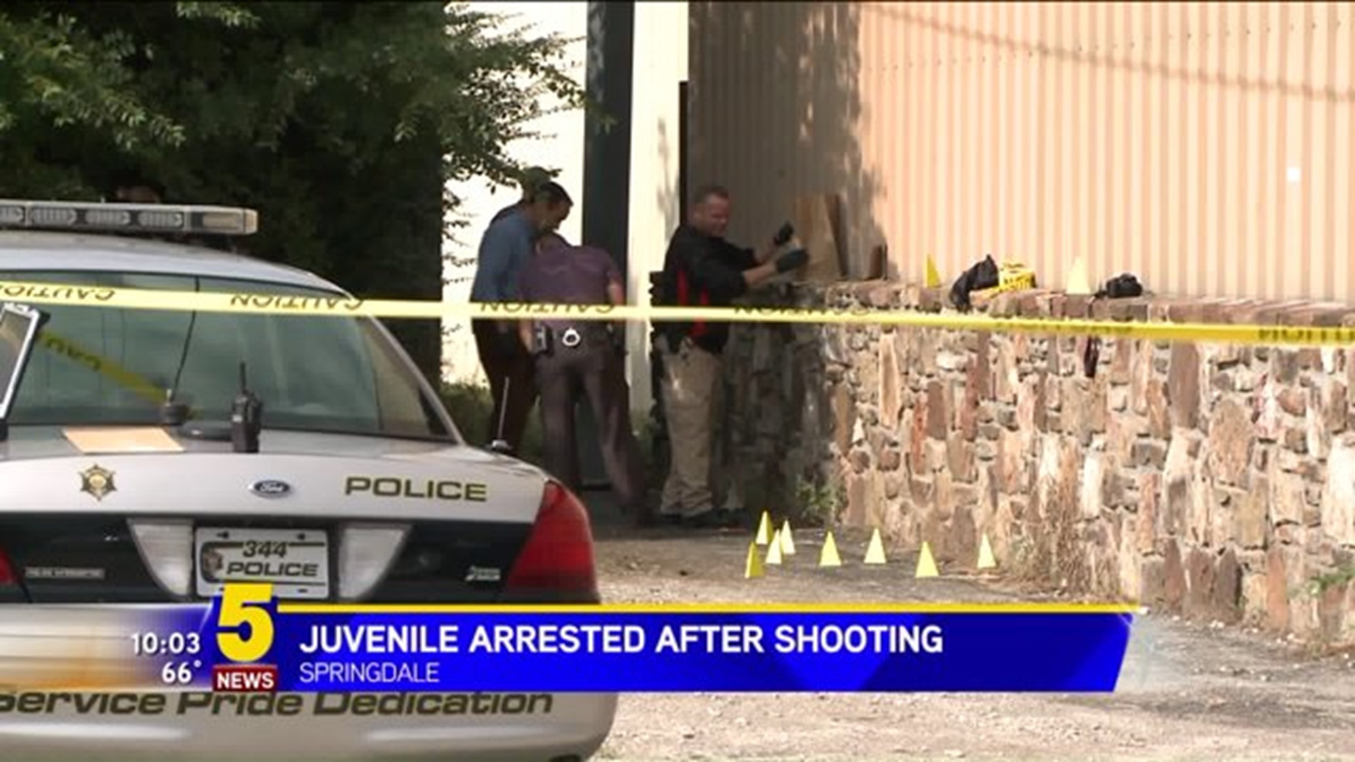 JUVENILE ARRESTED AFTER SHOOTING