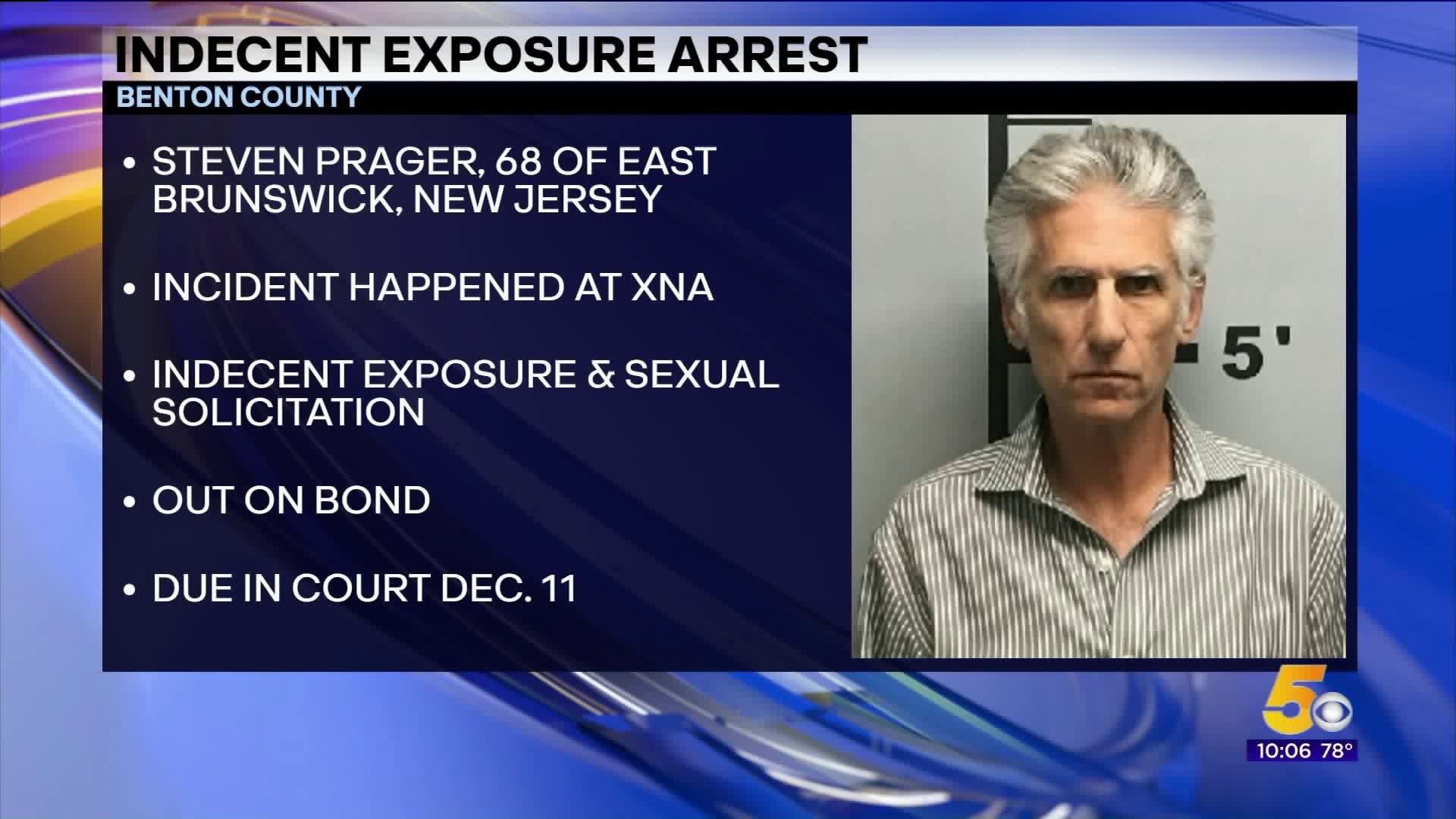 New Jersey Man Arrested For Indecent Exposure At XNA