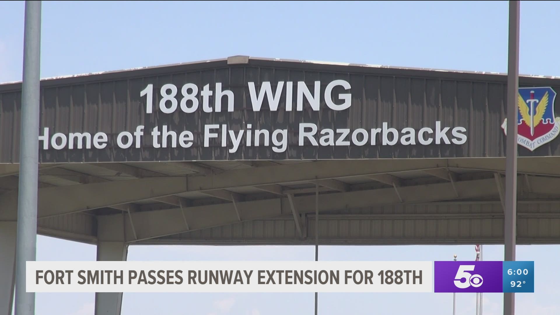 Fort Smith City Directors passed an ordinance on Tuesday (June 15) committing $5 million to help pay for a runway extension project at the 188th Wing.
