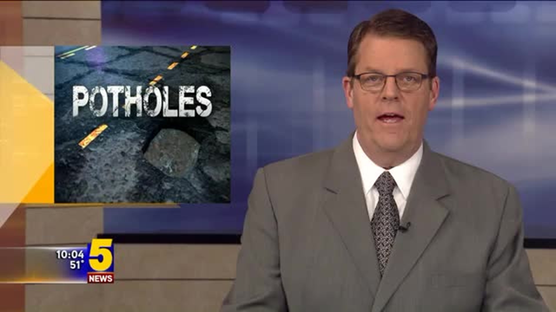 Potholes in our area.mov