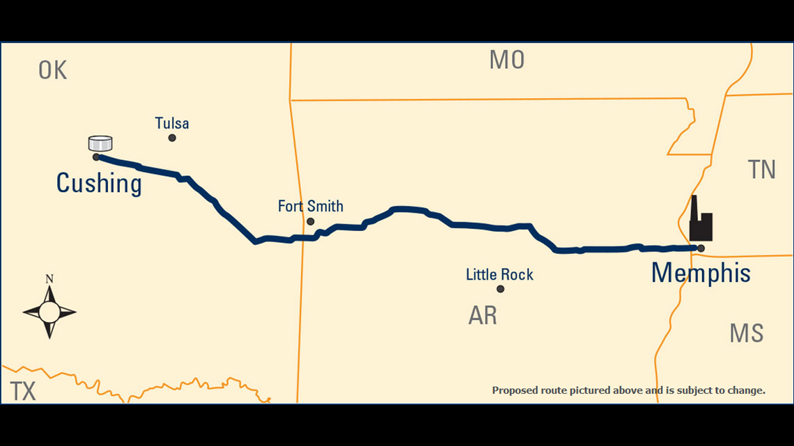 900 Million Oil Pipeline Planned To Run Across Arkansas